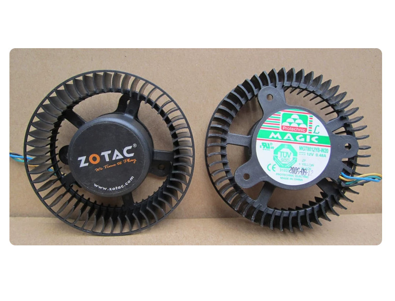 New For ZOTAC MGT8012YB-W20 Turbo Graphics Card Fan Diameter 7.3cm
