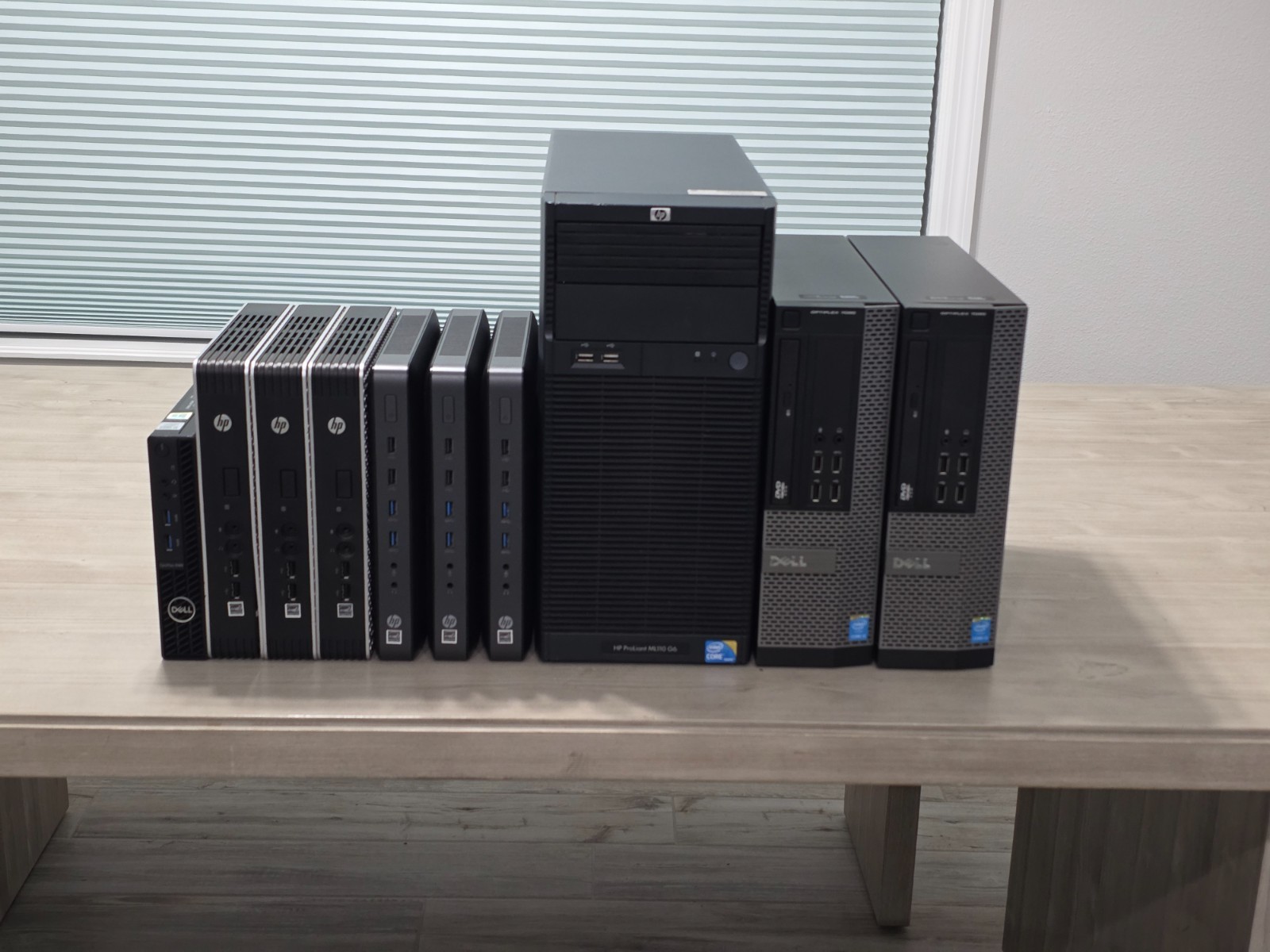 Lot of x10 Workstation PCs 3x Dell OptiPlex 7x HP