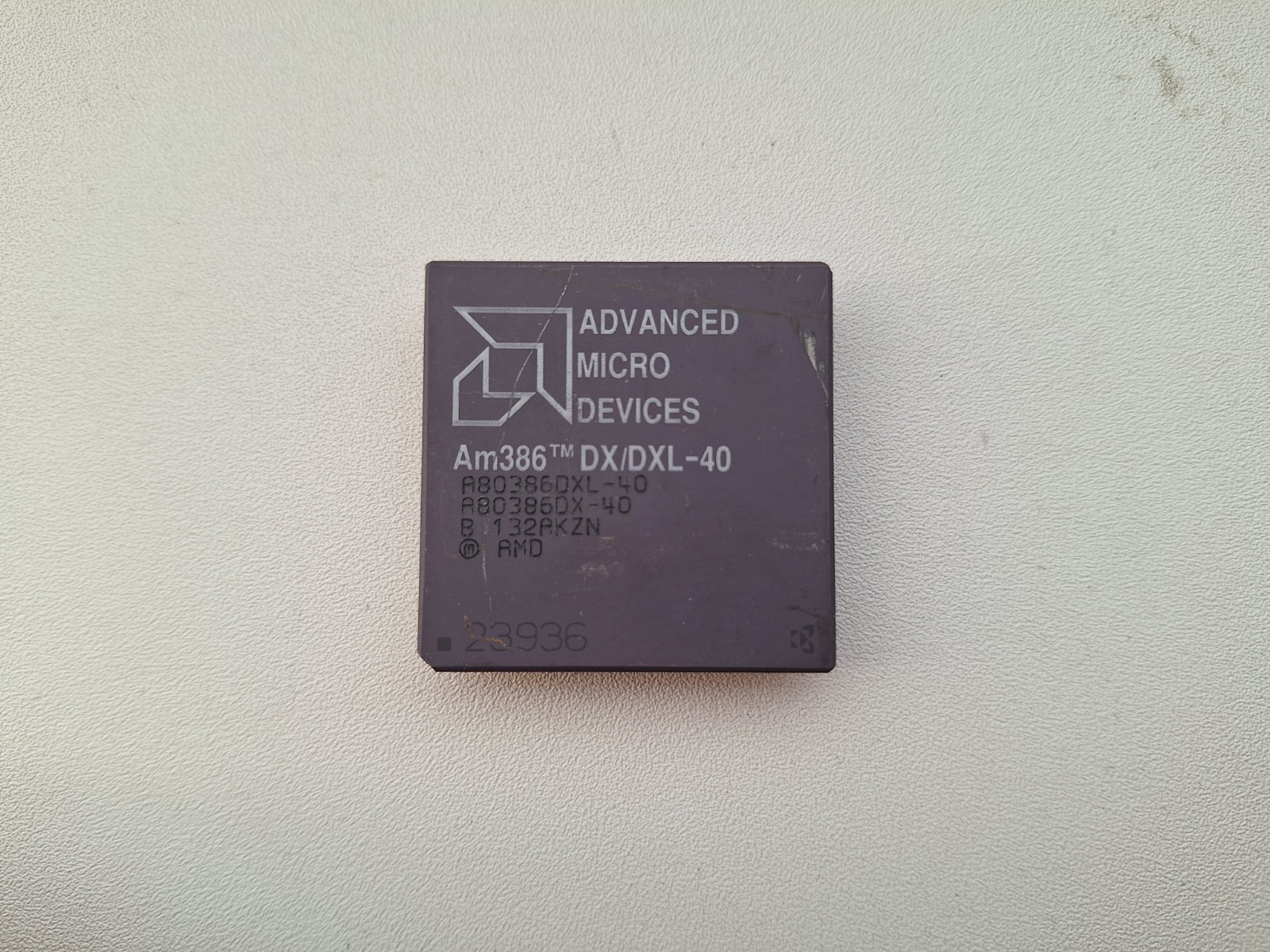 386 AMD Am386 DX/DXL-40 A80386DX-40 386DX Vintage CPU GOLD