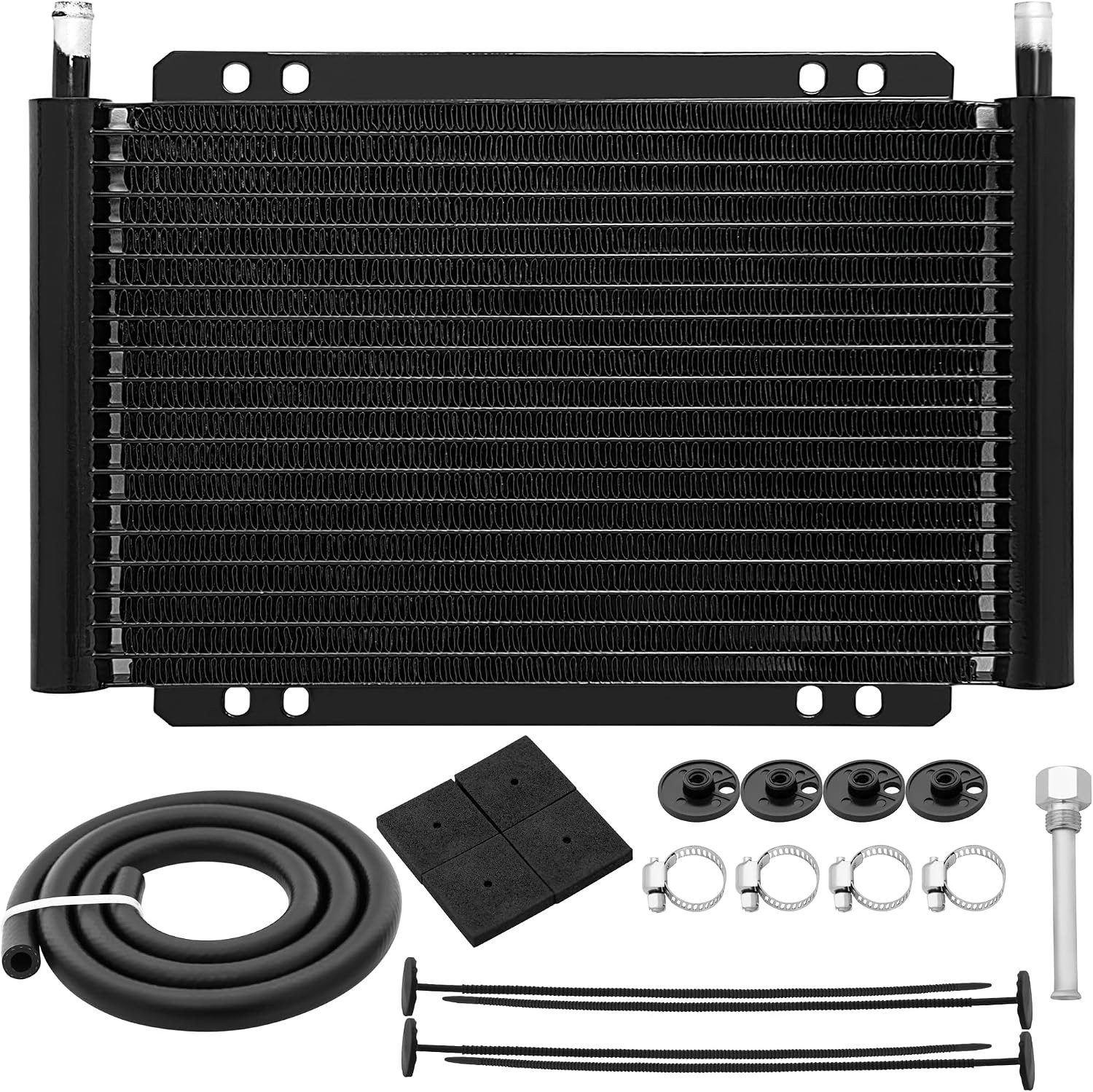 Transmission cooler, Aluminum trans cooler, Black transmission cooler