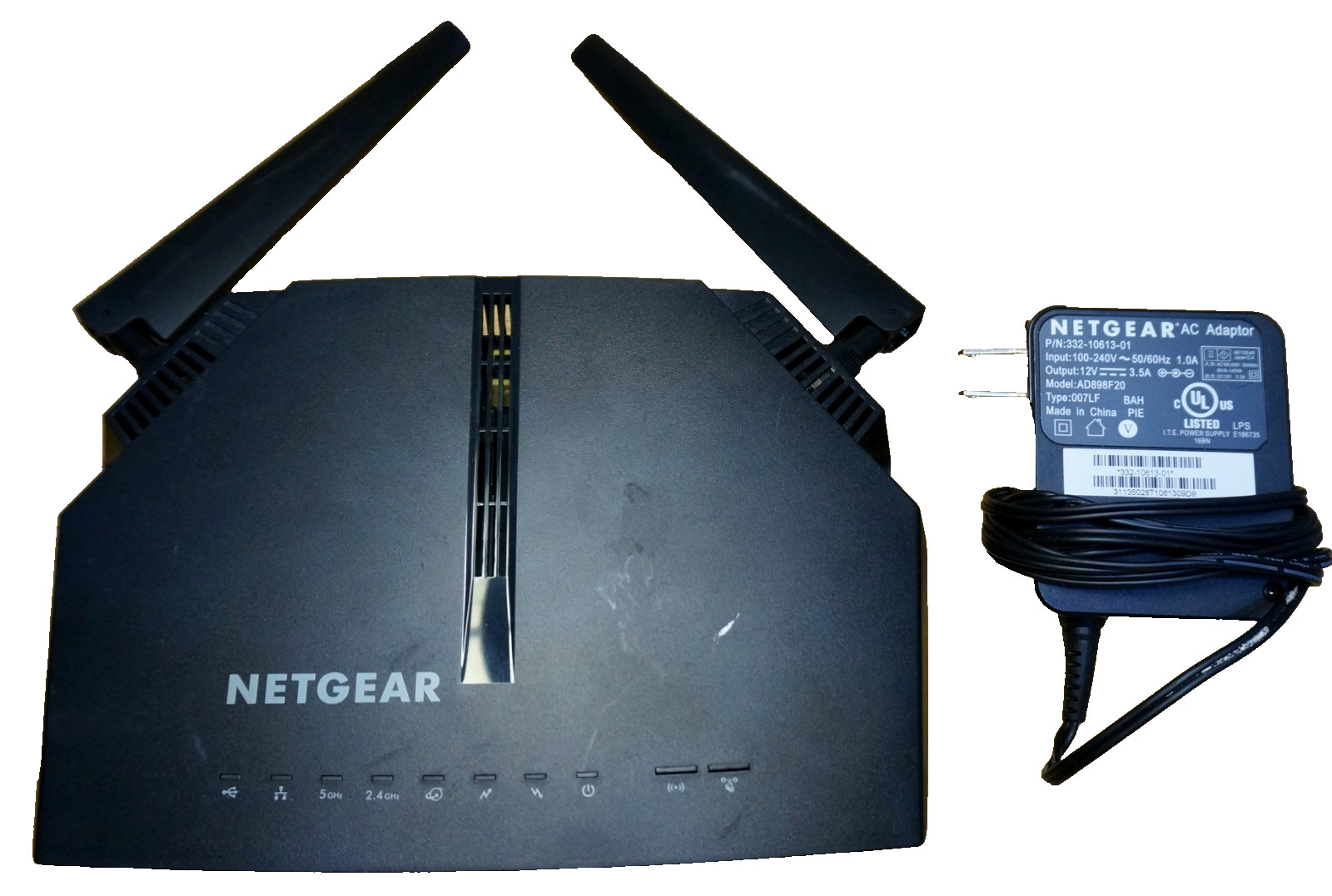 NETGEAR C6220 AC1200 Dual-Band WiFi Cable Modem Router With AC Power Adapter
