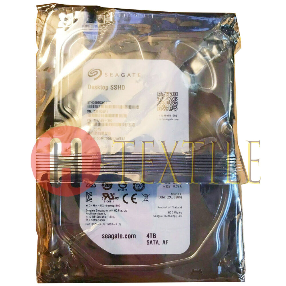 NEW SEAGATE ST4000DX001 SSHD Hybrid Hard Drive new