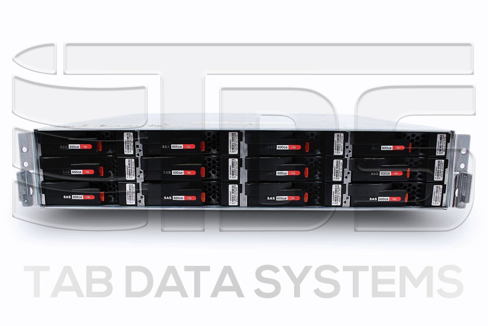 EMC V2-DAE-12 w/ 12x V6-PS10-600 600GB 10K 6Gbps 3.5" SAS HDD for VNXe3200