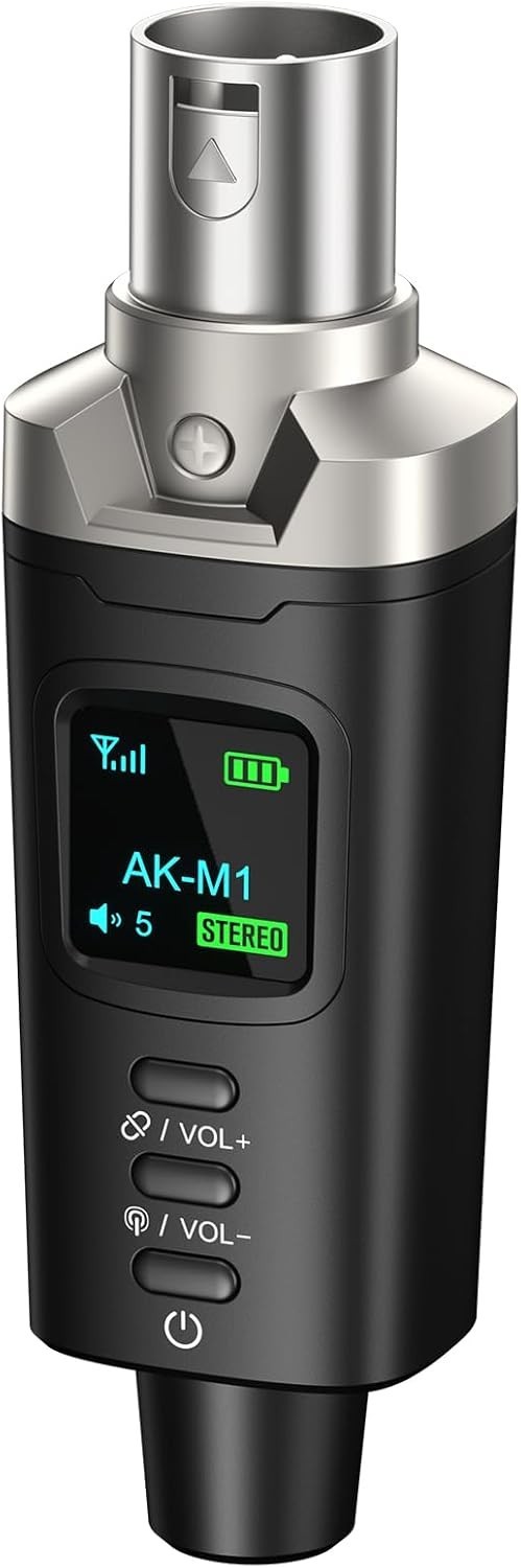 AK-M1 Bluetooth Audio Adapter - Exceptional Sound Quality for Mixers & Speakers