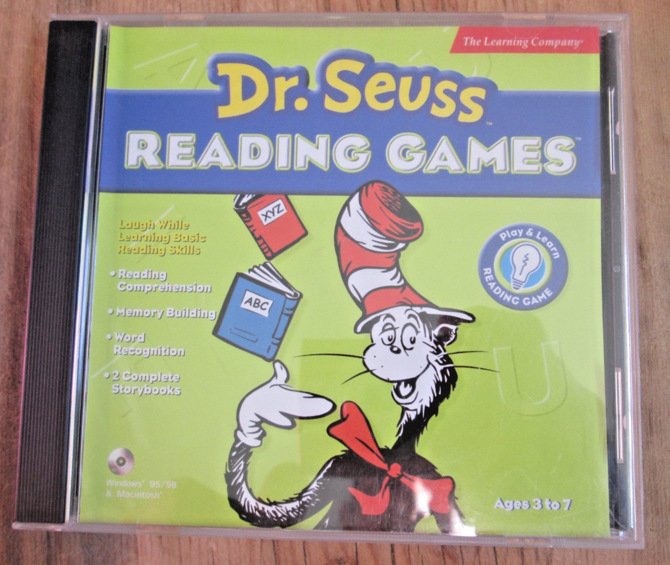 Dr. Seuss Reading Games PC Interactive Software Windows 95/98 Mac Learning Co.