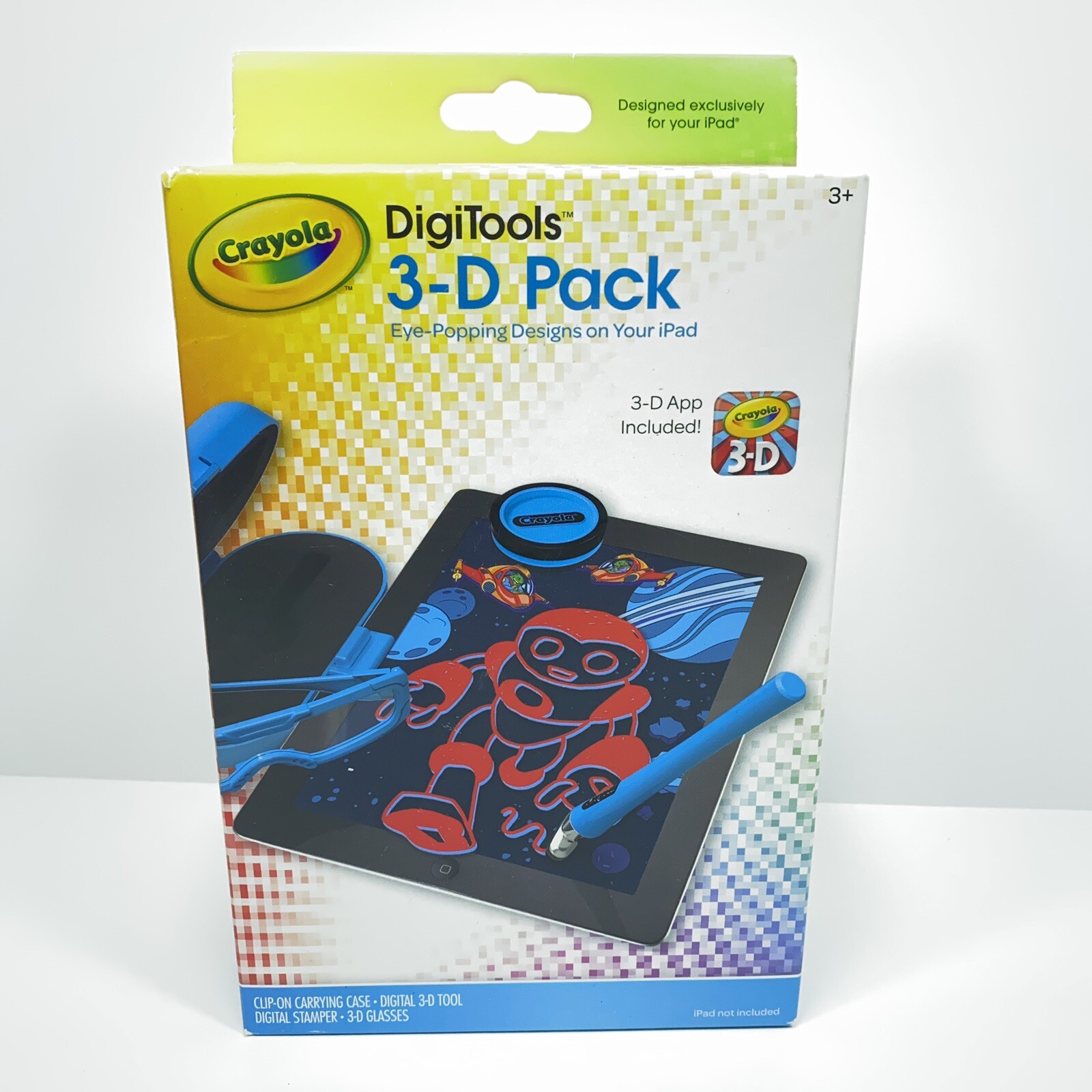 Griffin GC35974 Crayola DigiTools 3-D Pack for iPad (Blue) 
