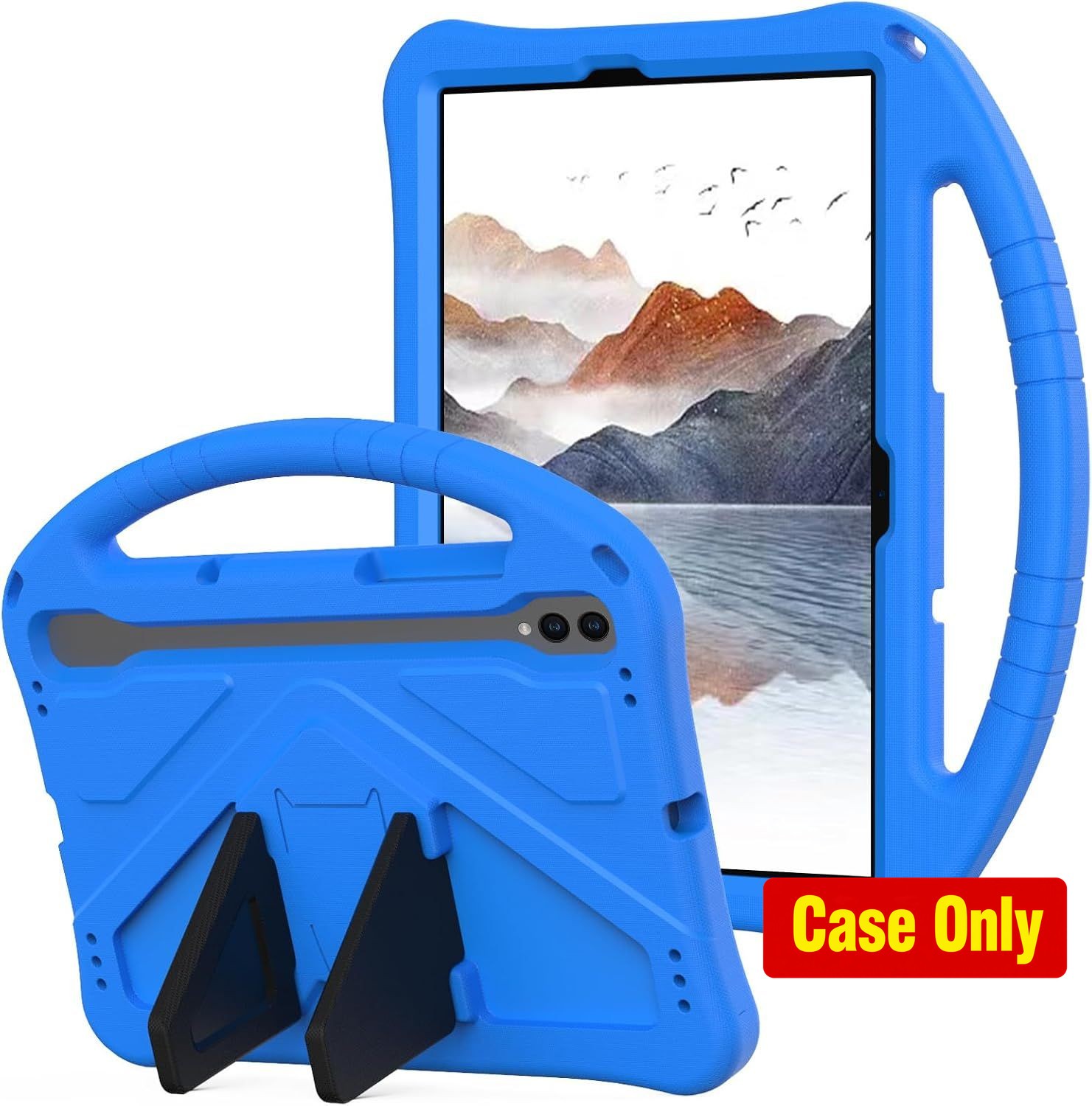 EVA Foam Kids Tablet Case for Samsung Galaxy Tab S10 FE 10.9", Blue, Multi-Angle