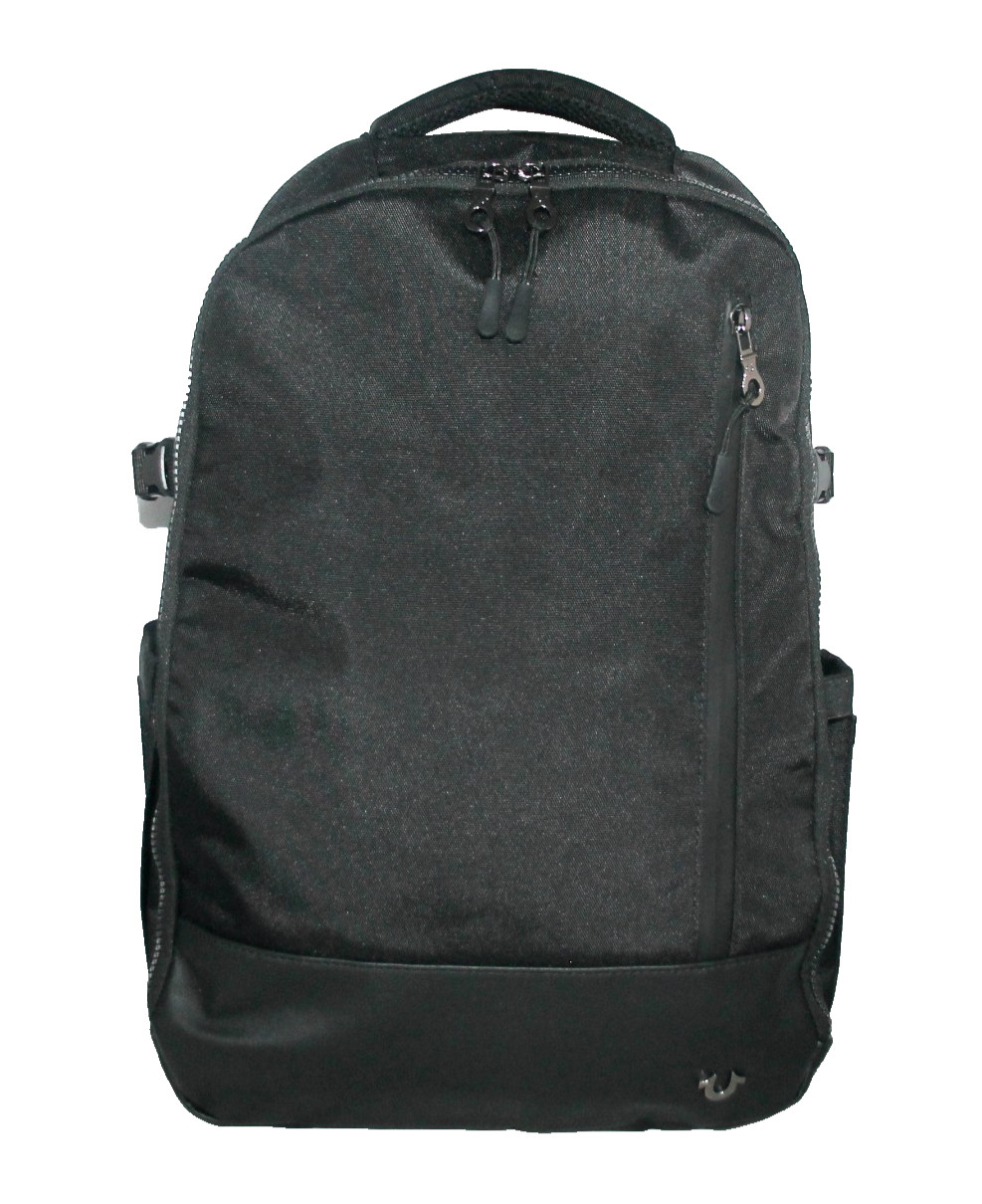 TRUE RELIGION Dome Commuter Backpack Laptop Pocket Trolley Sleeve Black