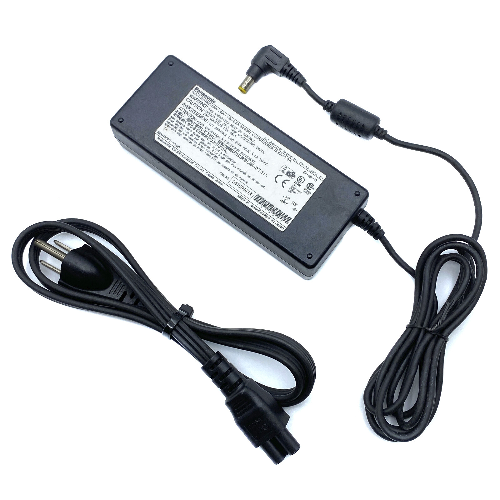 Original Panasonic AC Power Adapter 78W Charger for Laptop CF-29 CF-30 CF-31 OEM
