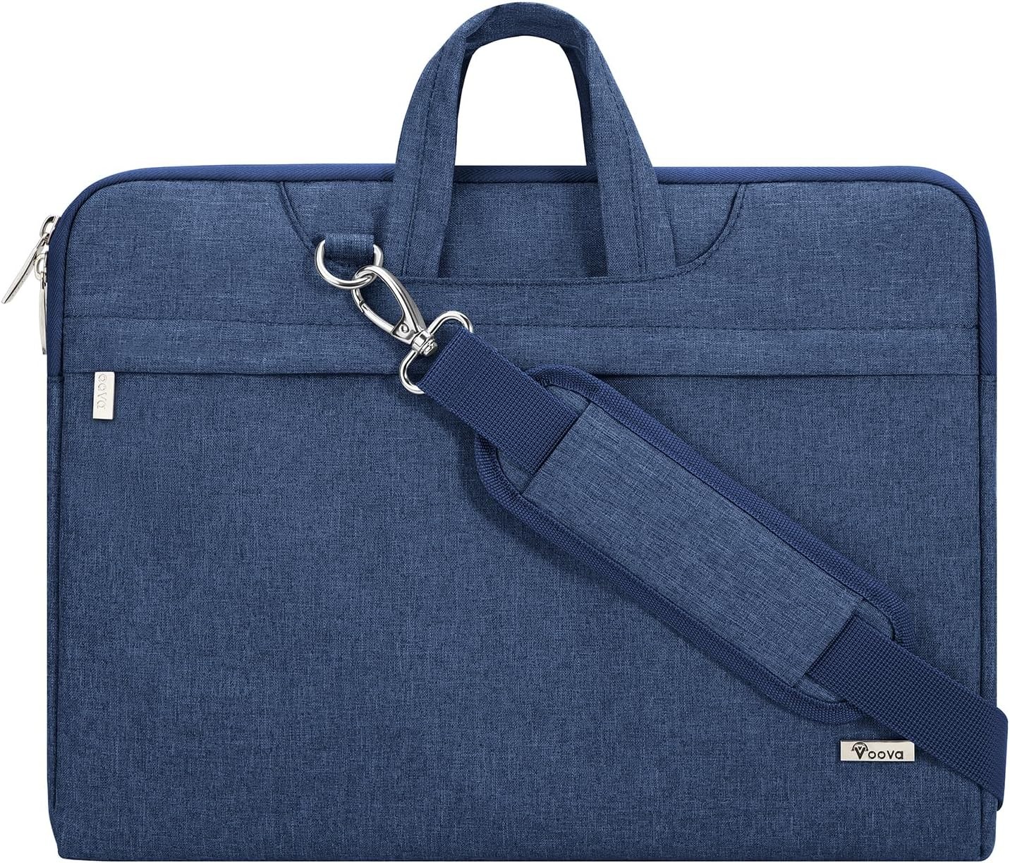 Waterproof Laptop Sleeve Briefcase with Shoulder Strap for 13-17 Inch Laptops
