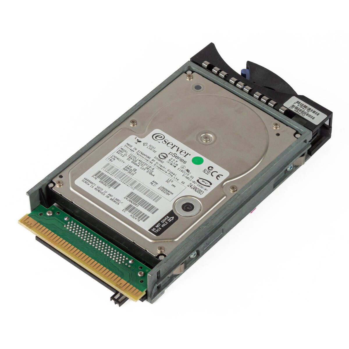 HARD DRIVE IBM 00P3835 08K0273 IC35L146UCDY10-0 146GB SCSI U320 10K 3.5'' 