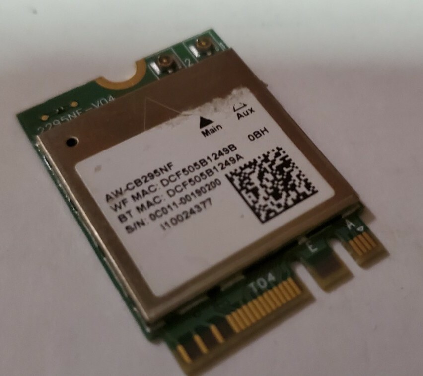 Asus 0C011-00190200 Realtek RTL8822BE 802.11AC/ABGN BT 4.2 NGFF AW-CB295NF