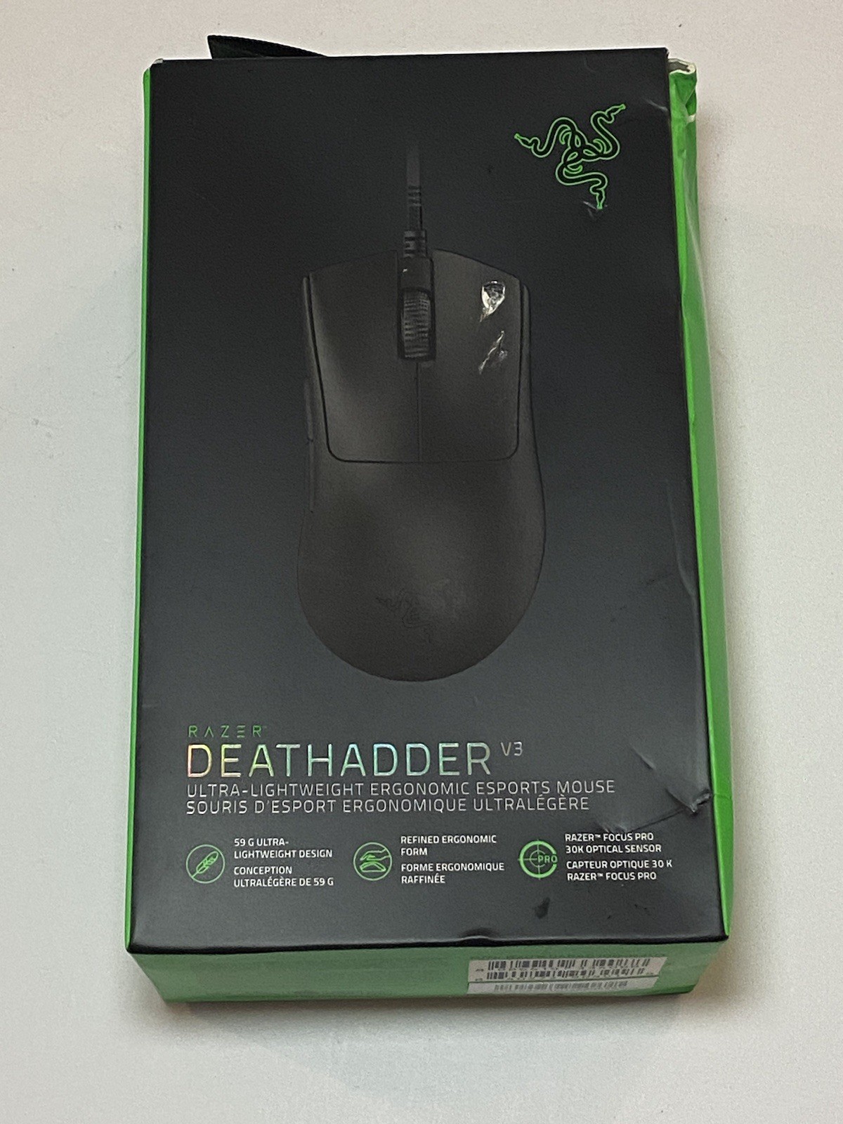 Razer DeathAdder V3 Lightweight Optical Gaming Mouse wired RZ01-04640100-R3U1