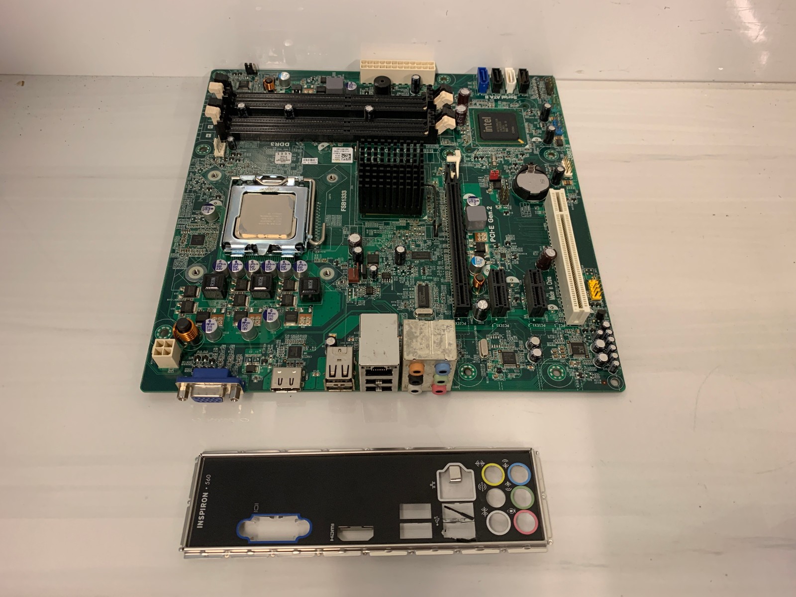 Dell Inspiron 560 Motherboard 018D1Y G43T-DM1 LGA775 + Intel Pentium E5800 3.2GH