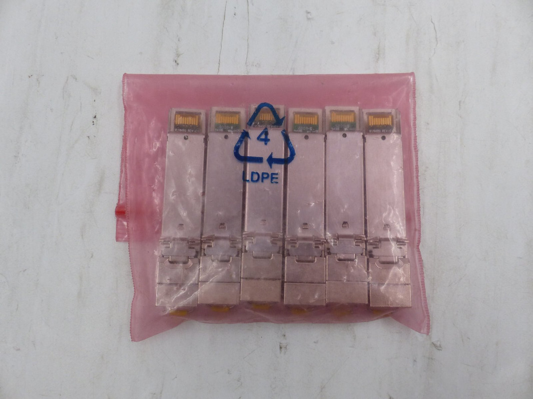 QTY 6 ALCATEL LUCENT SFP 3* 3HE00062AA 3*3HE00062CB RJ45 1000BASE-T TRANSCEIVERS