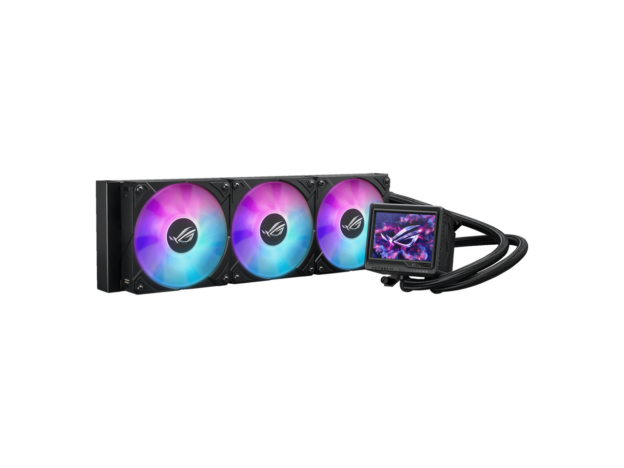 ROG RYUYJIN III 360 ARGB EXTREME all-in-one AIO CPU liquid cooler, AMD ASUS