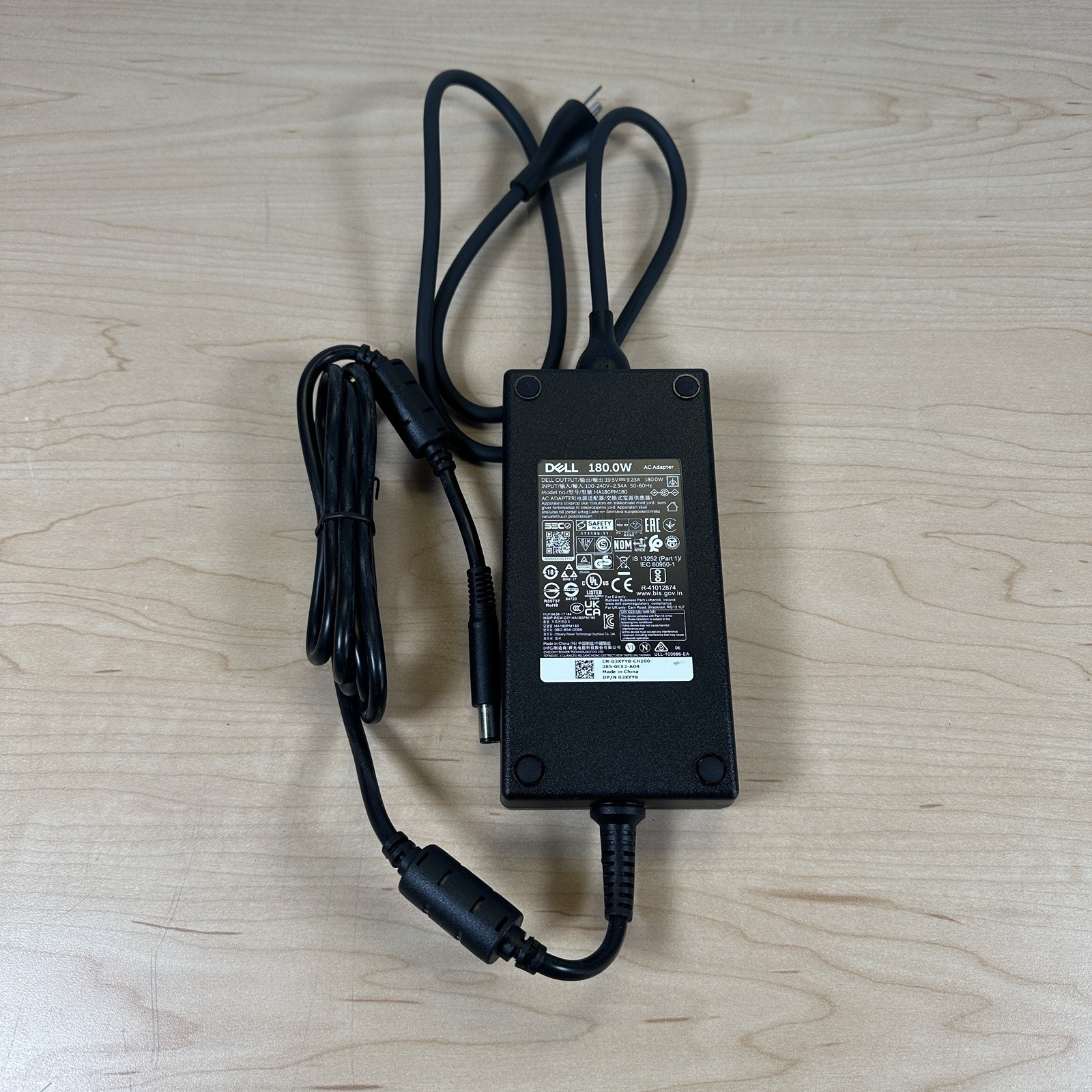 GENUINE OEM  DELL 180W Laptop AC Adapters HA180PM180/LA180PM180/DA180PM111 7.4mm