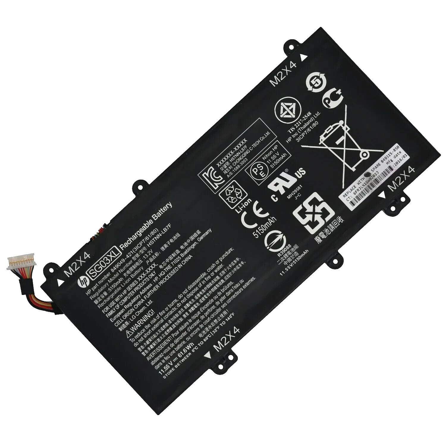 Genuine SG03XL Battery HP Envy M7 17T-U100 M7-U109DX M7-U009DX 17-U011NR W2K87UA