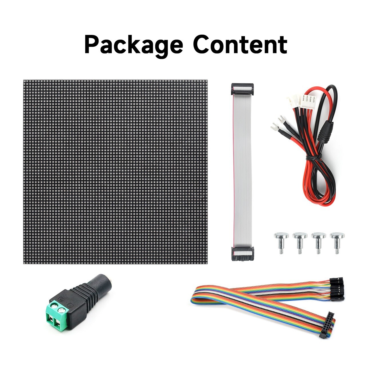 Waveshare RGB full-color LED matrix panel, 2.5mm Pitch, 64x64 pixels
