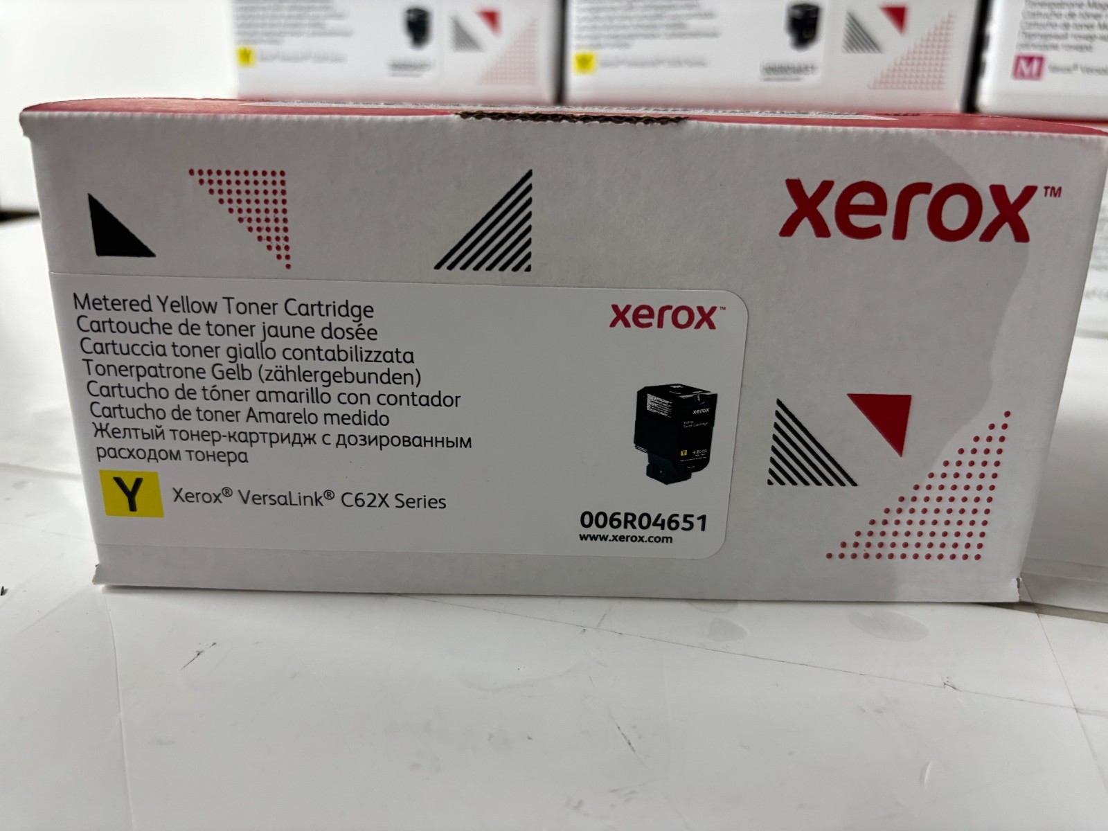 Xerox Versalink C62X Series 006R04650/006R04651 Genuine Toner Cartridge Y/M