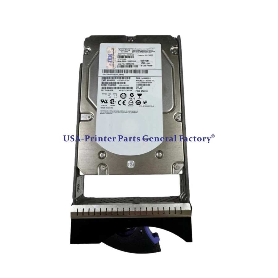 Compatible For 59Y5336 IBM 600GB 15K 4GBPS FC 3.5" HARD DRIVE 59Y5460 59Y5322