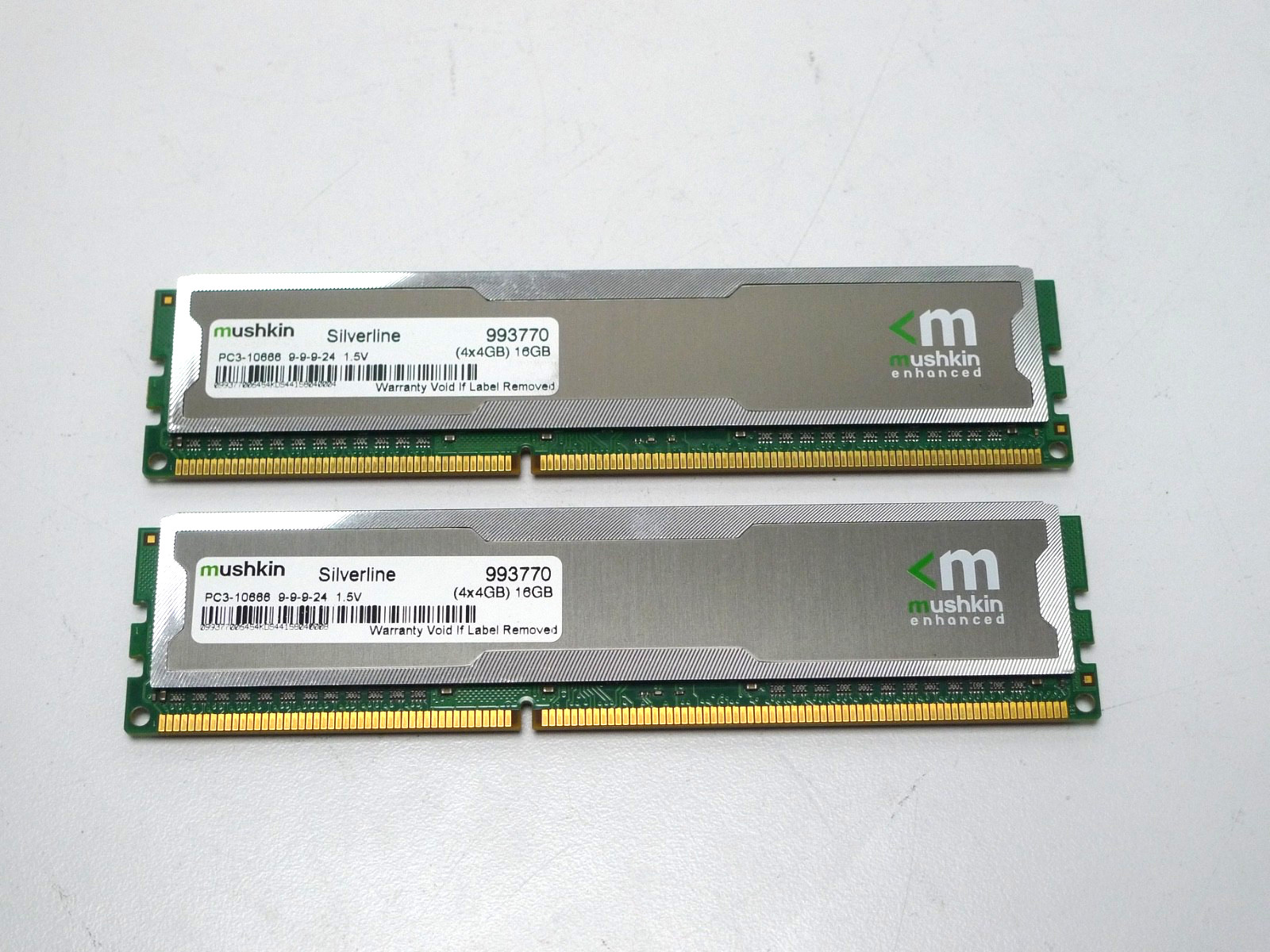 Mushkin Enhanced Silverline 8GB (2x4GB) DDR3 1333MHz PC3-10666 Desktop RAM