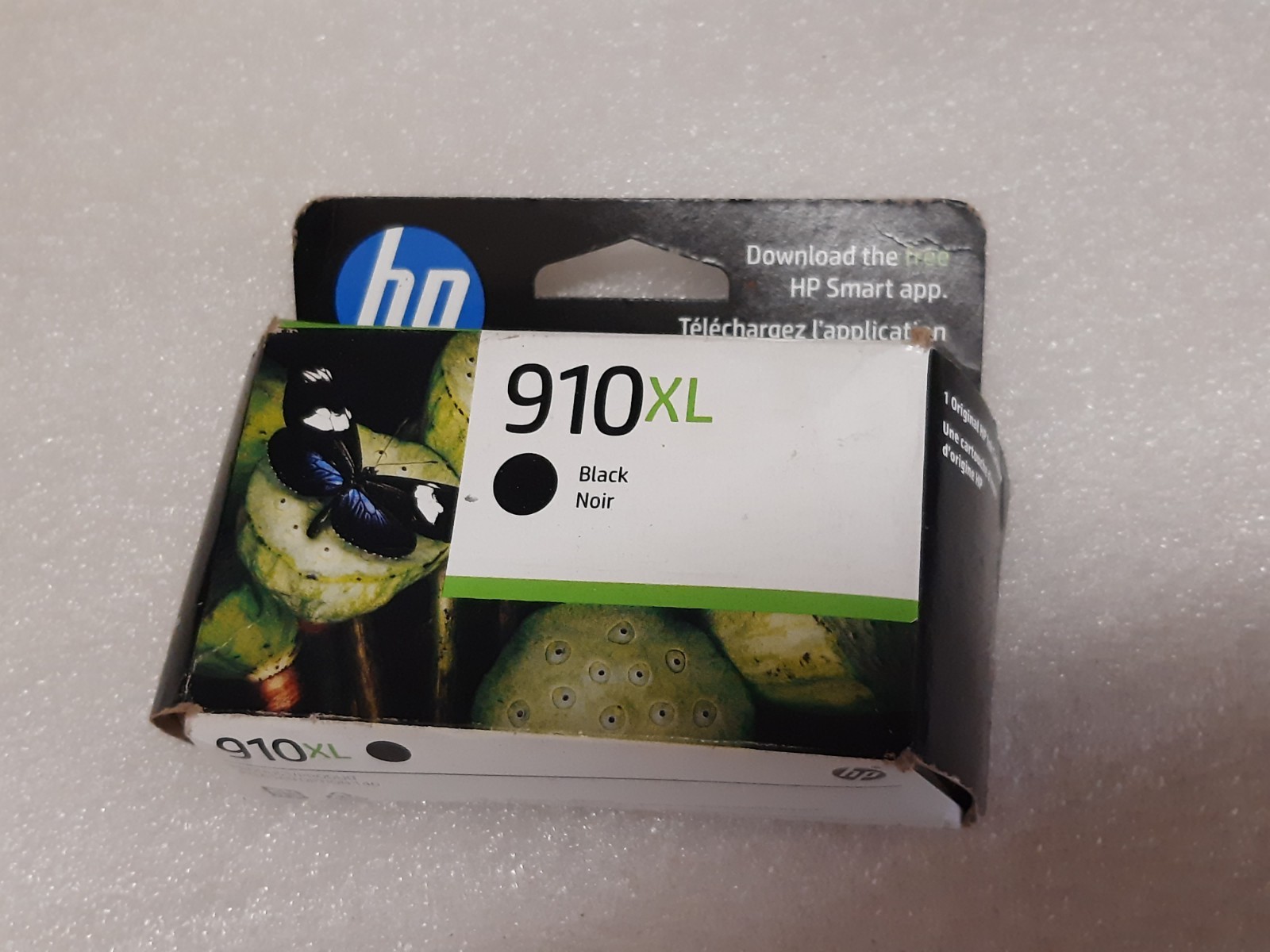 HP 910XL Black High-Yield 3YL65AN Genuine OEM Ink Cartridge | Exp. 2025