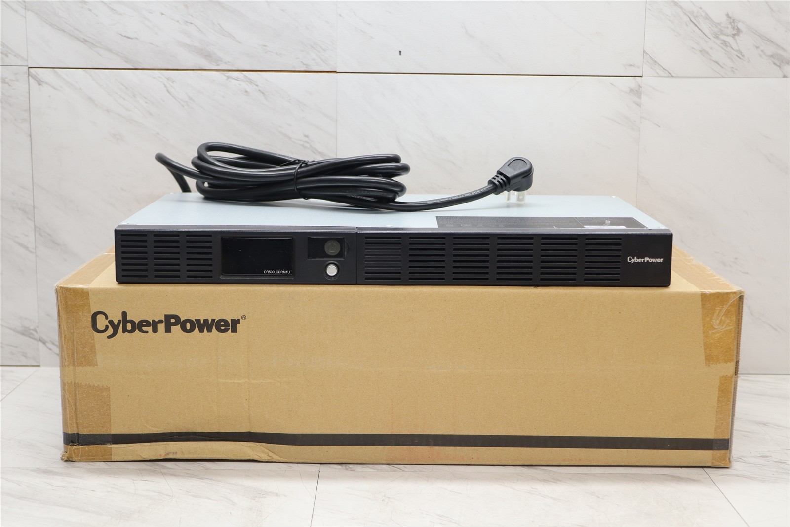 NEW CyberPower Smart App Intelligent LCD 500VA 300W 6-Outlet 1U Rack UPS