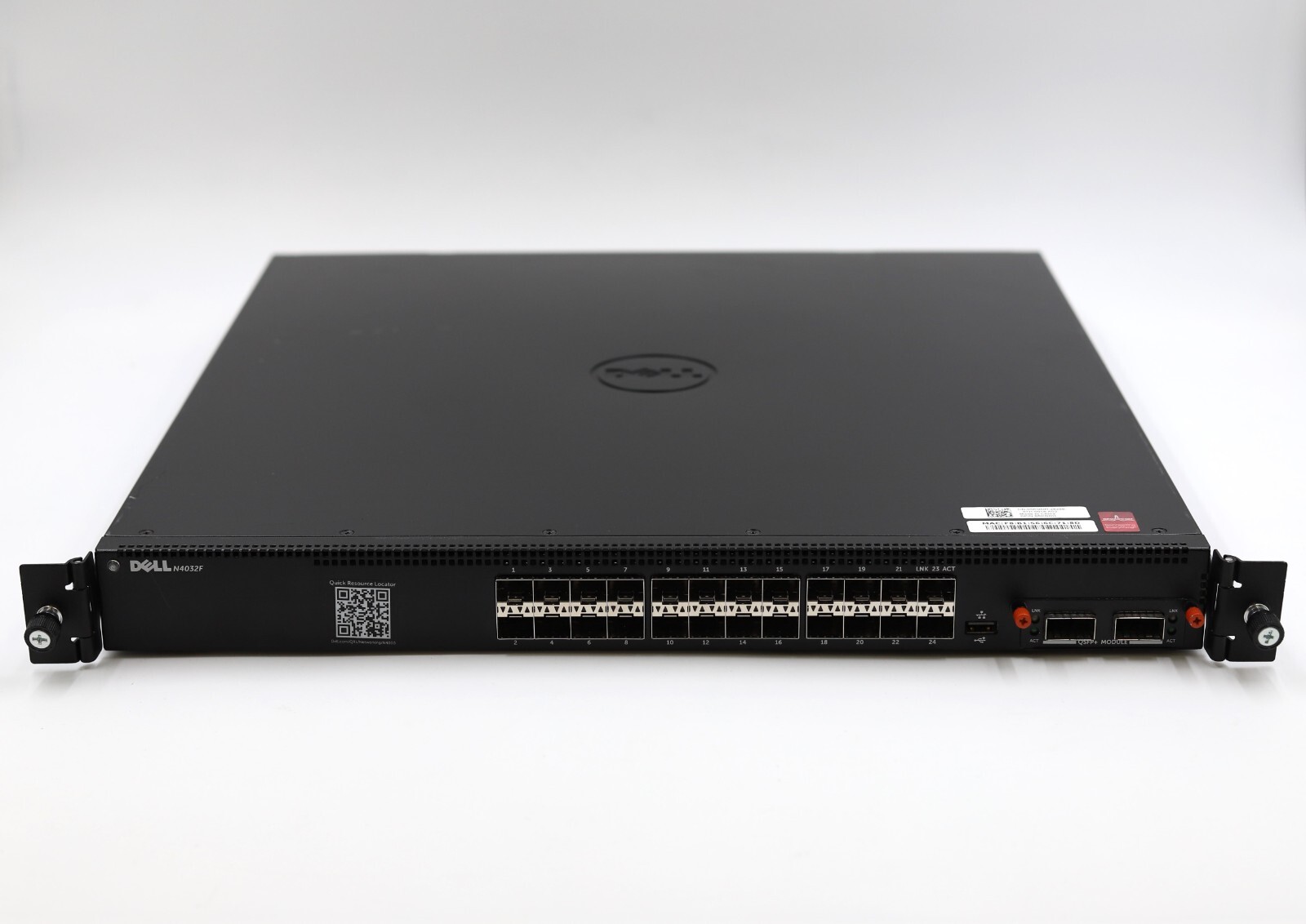 Dell N4032F 24-Port 10GbE SFP+ 2x40GbE QSFP Network Switch W/Ears DP/N: 05KGDH