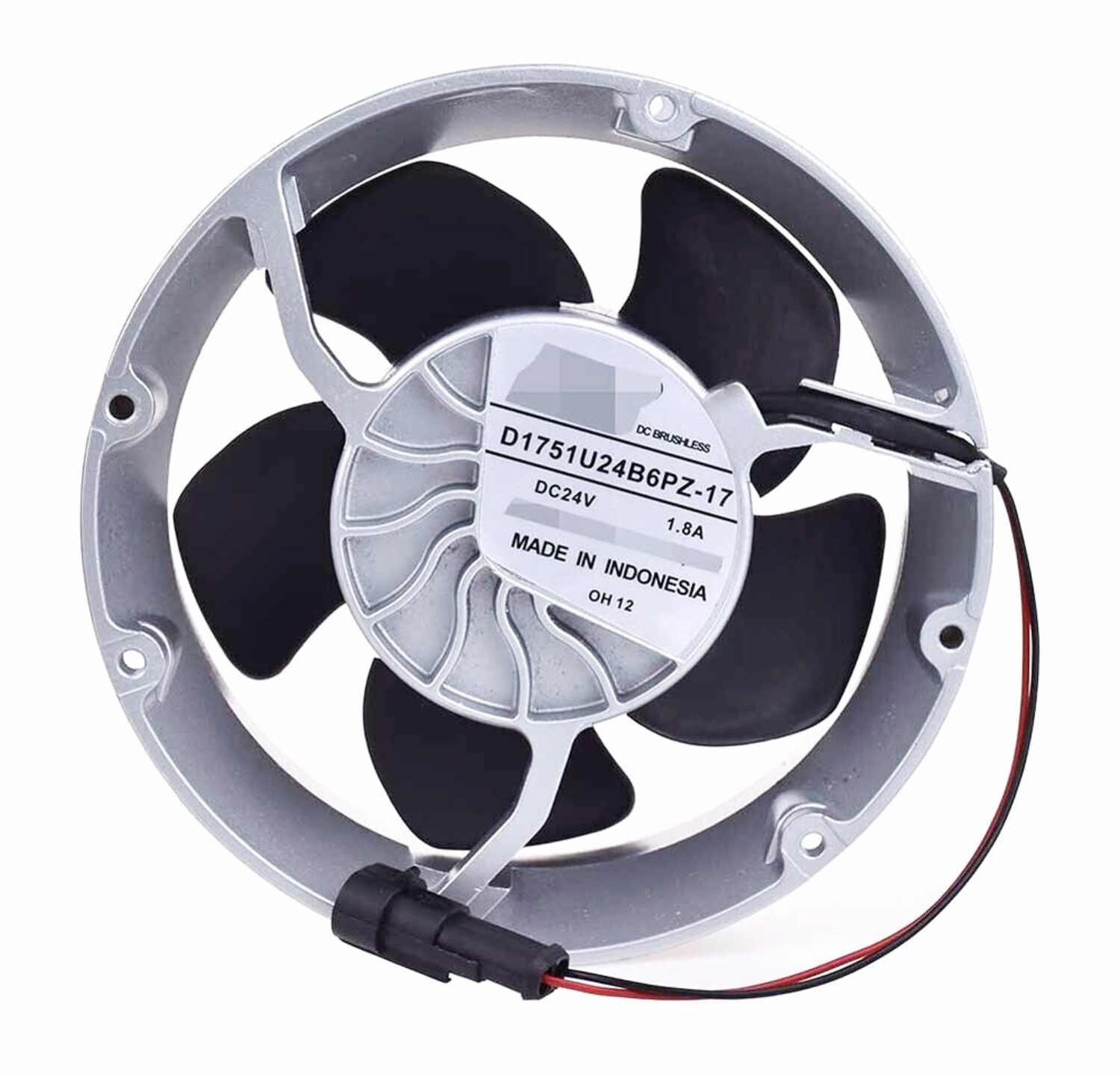Cooling Fan D1751U24B6PZ-17 for ABB Inverter SERVO 170*50mm 24V 1.8A 2pin[M158a]