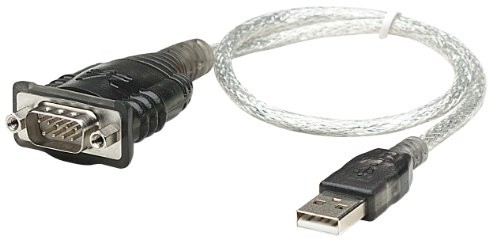 Manhattan 205146 17.72in USB to DB-9 Male Serial Adapter