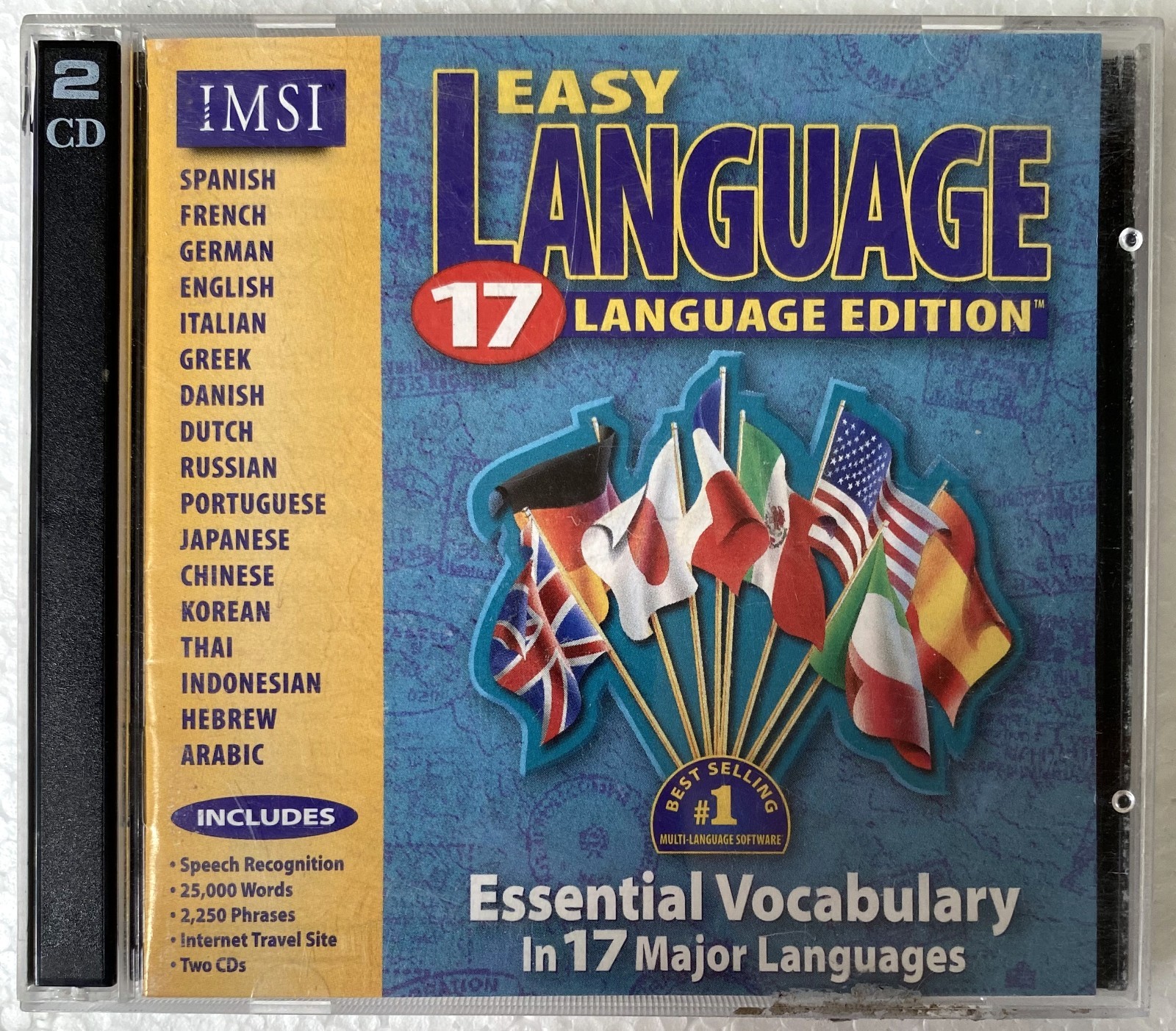 Easy Language 17 Language Edition (Vintage 1996 IMSI Software 2-Disc CD Pack)