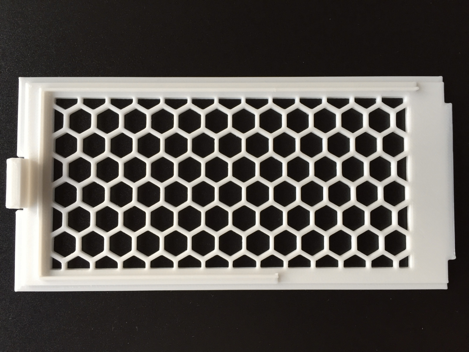 Vented Amiga 1200 White Trapdoor Memory Bottom Cover Honeycomb HQ #681