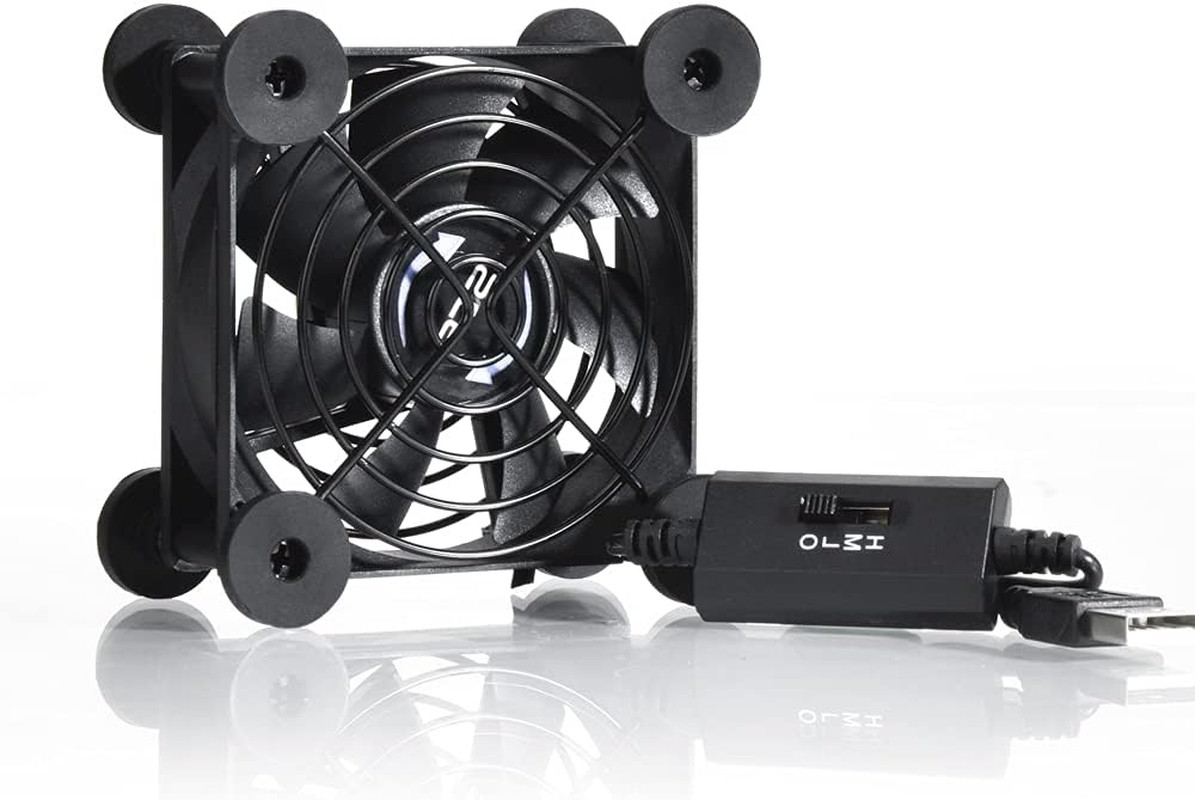 Quiet 80Mm USB Fan, 5V USB Portable Cooling Fan for Flat Panel Xbox DVR