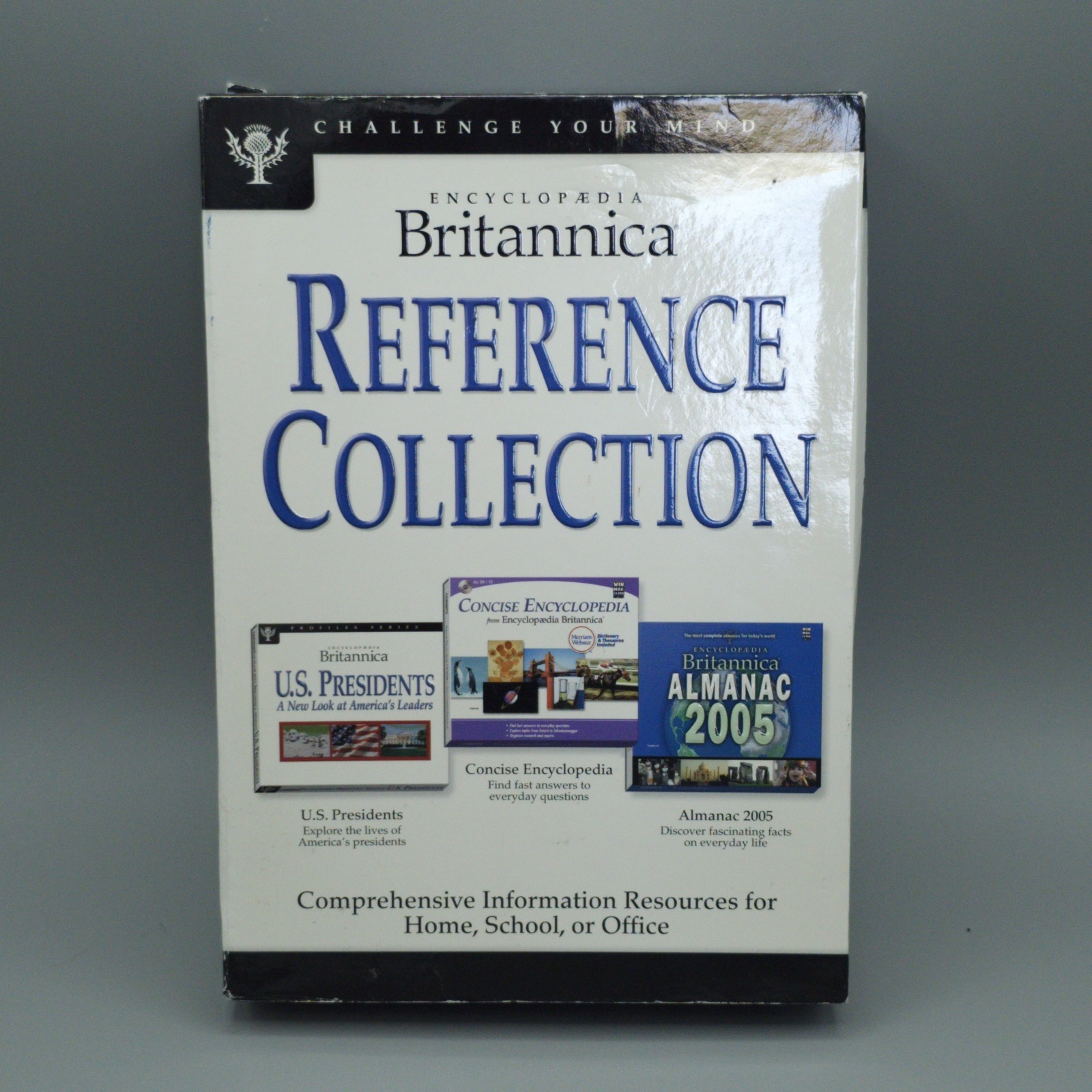 Encyclopaedia Britannica Reference Collection 2005 CD-ROM PC Mac New Sealed