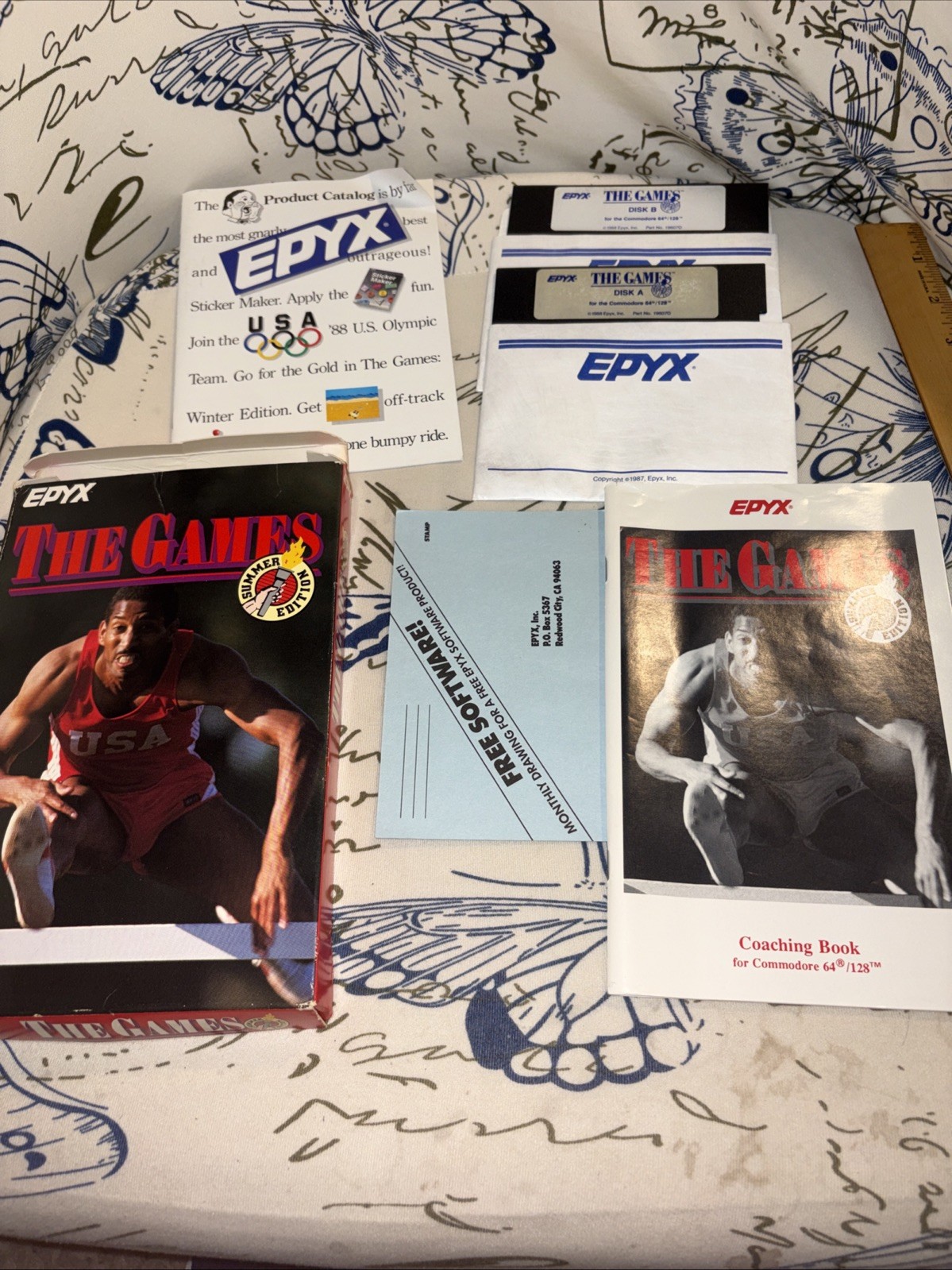 The Games: Summer Edition by Epyx for Commodore 64/128 - used edw38