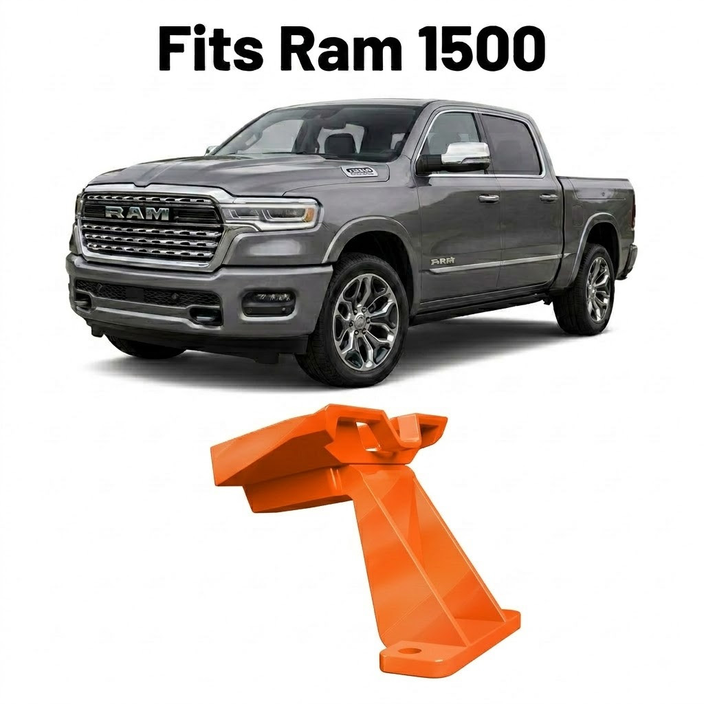 Starlink Mini Mount Interior Dash Mount for 5 generation Dodge Ram 1500 Orange