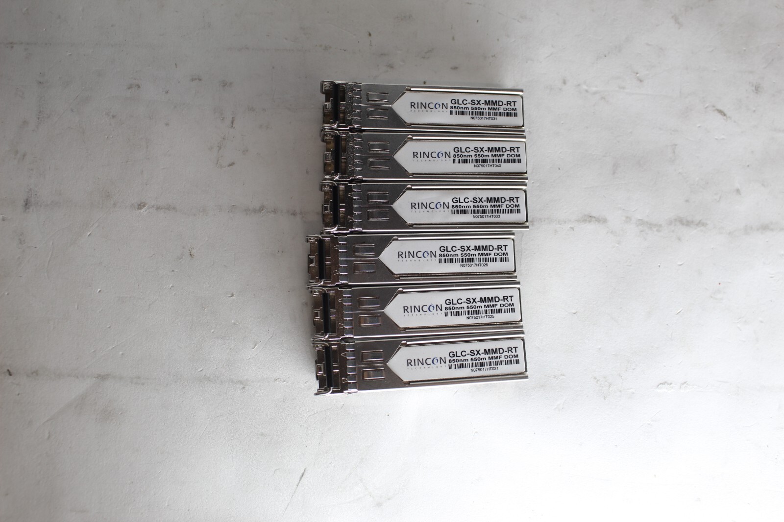 Lot of*6 RINCON GLC-SX-MMD-RT 1310nm 10km SMF DOM CISCO Compatible Optical Modul