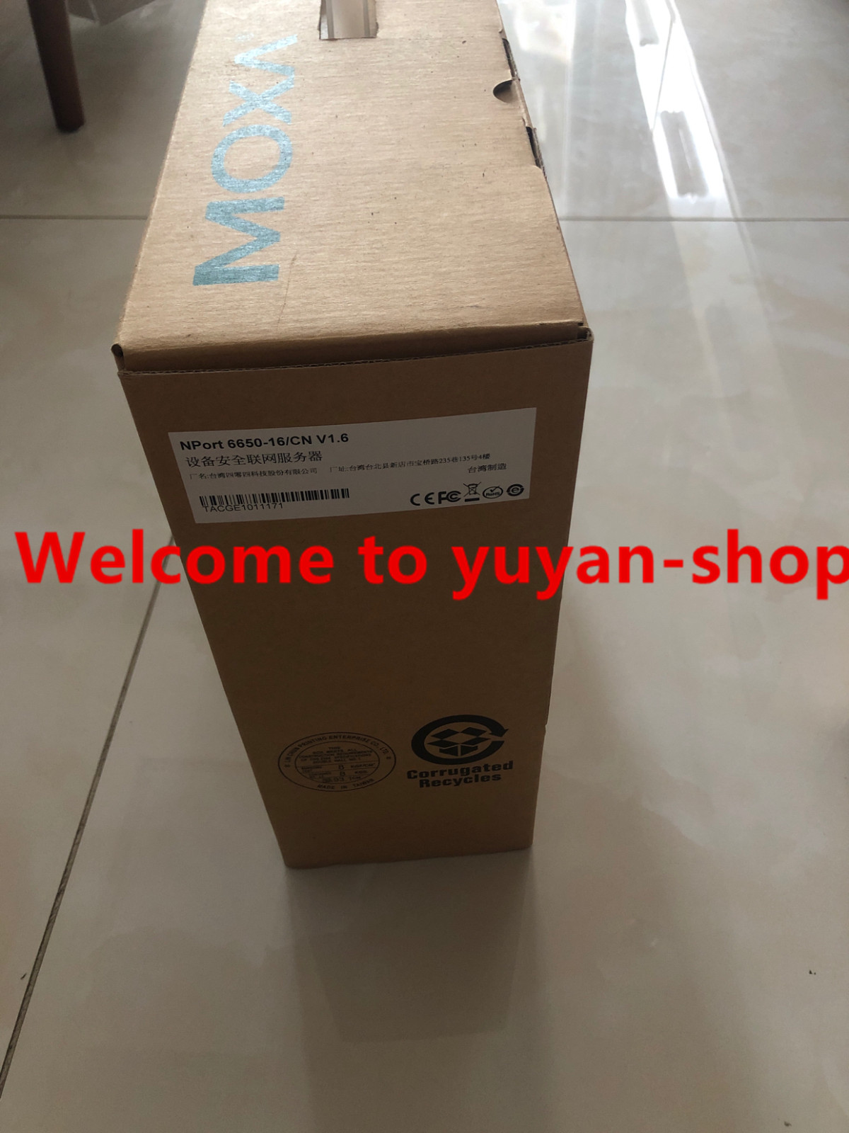 1pc NEW MOXA NPort 6650-16 Serial port server Via DHL or FedEX