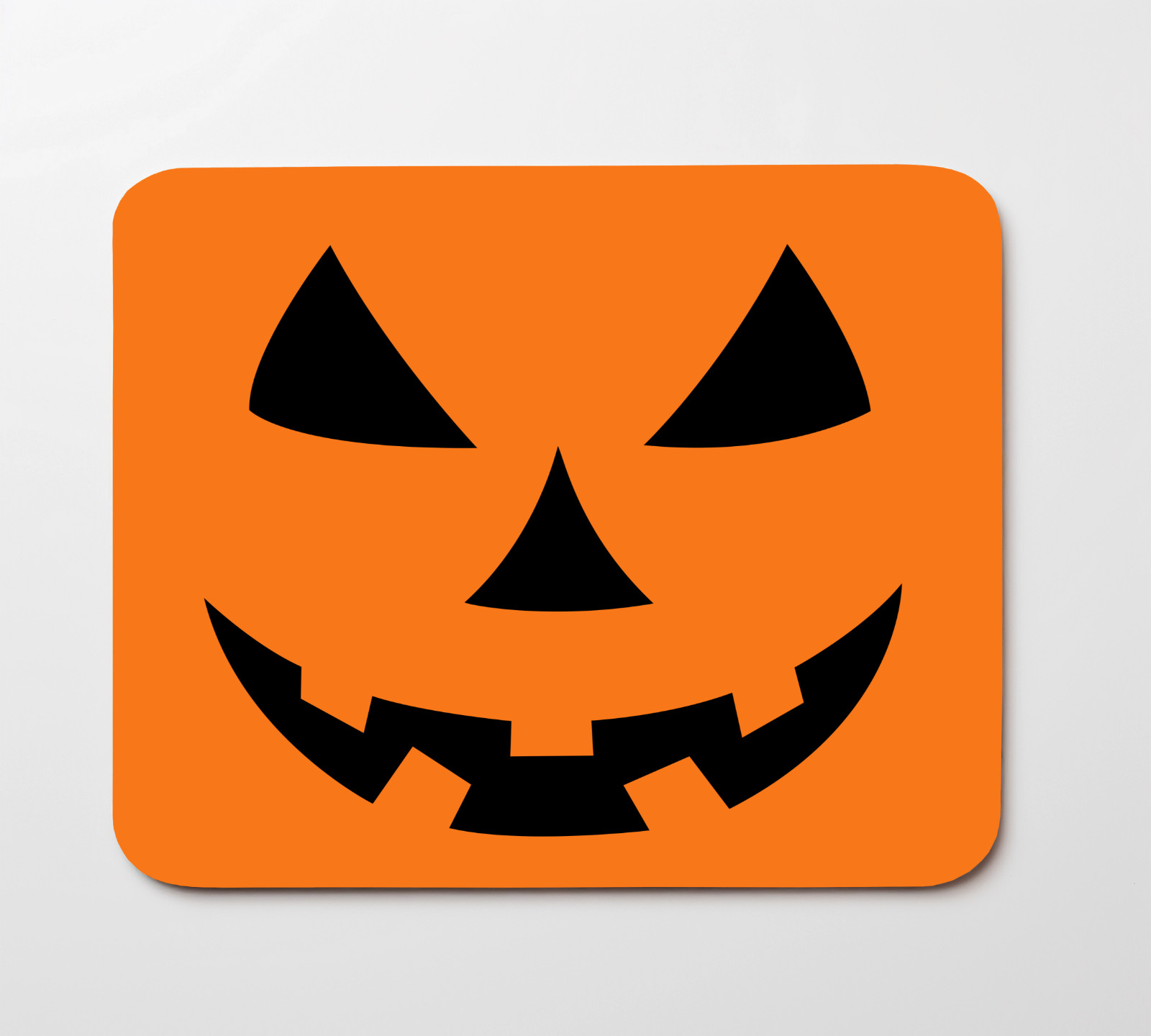 Halloween Pumpkin Mouse Pad 9.5"x8" Non Slip Rubber Bottom Rectangle Mousepad