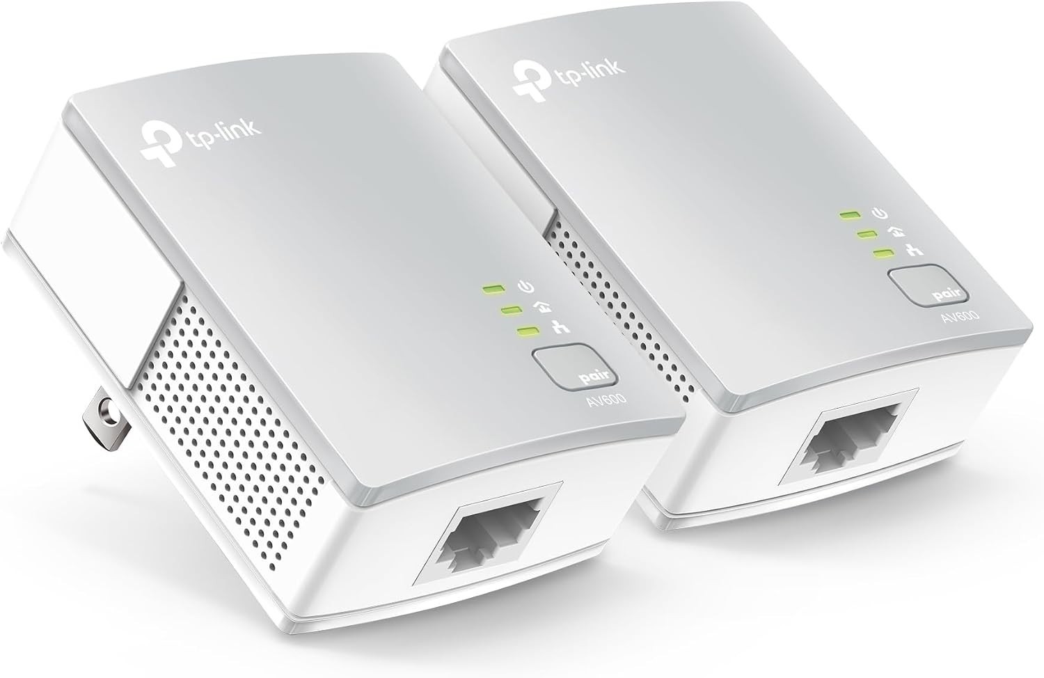 AV600 Powerline Ethernet Adapter Kit - Gigabit Speed, Plug & Play Design