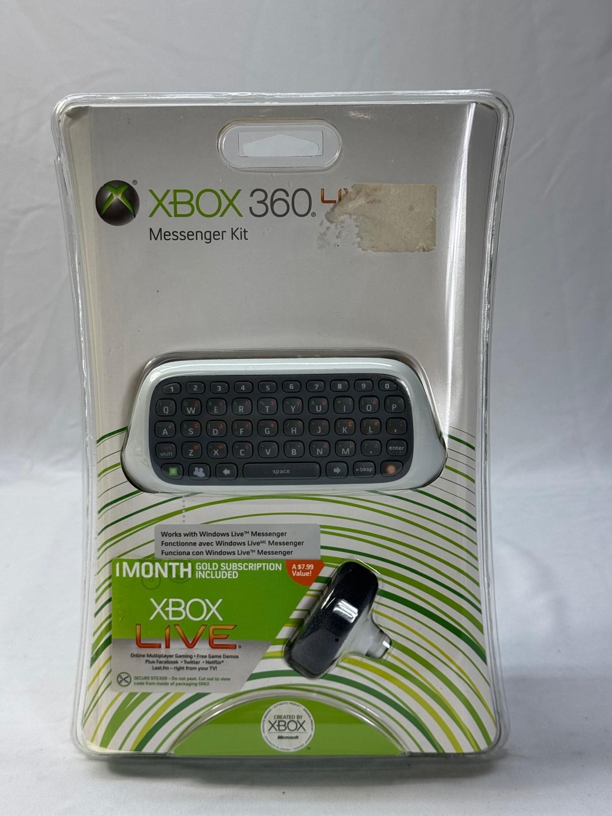 XBOX 360 Chatpad With Headset Messenger Kit Brand New