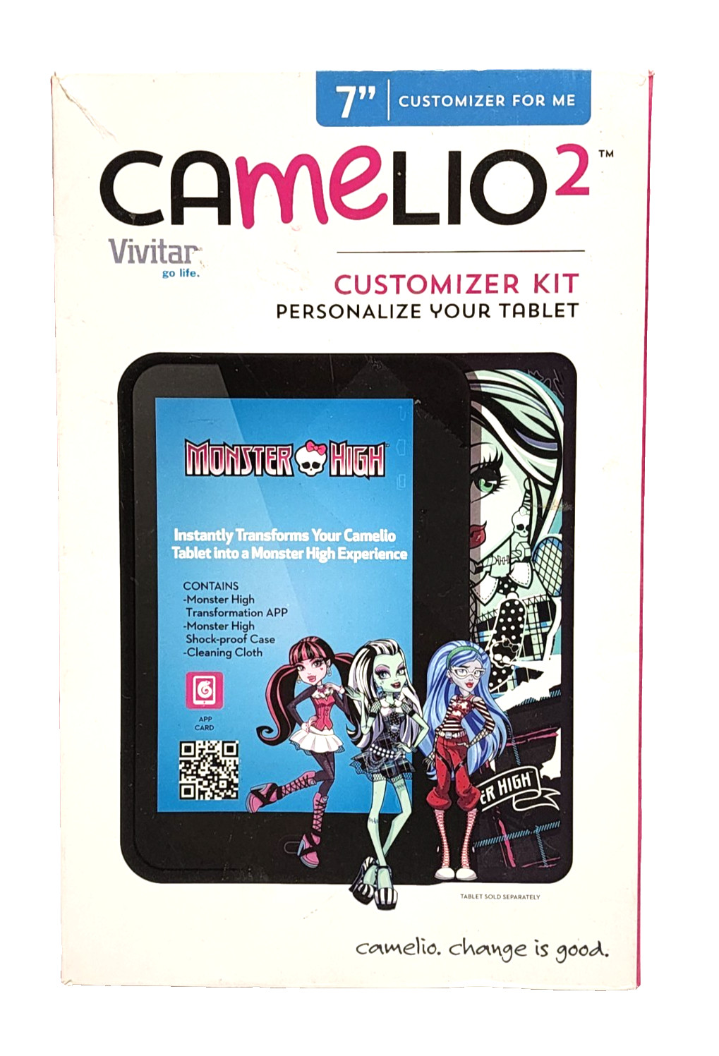 New Vivitar 2014 Monster High Camelio 2 Protective Tablet Case Customizer Pack