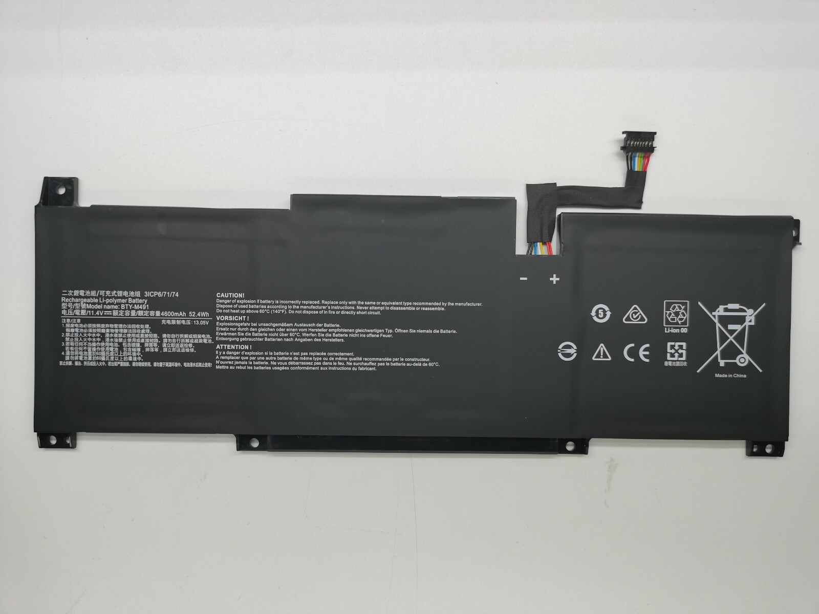 genuine BTY-M491 Battery for MSI Modern 15 A10RB 15 A10RB-041TW 3ICP6/71/74 NEW