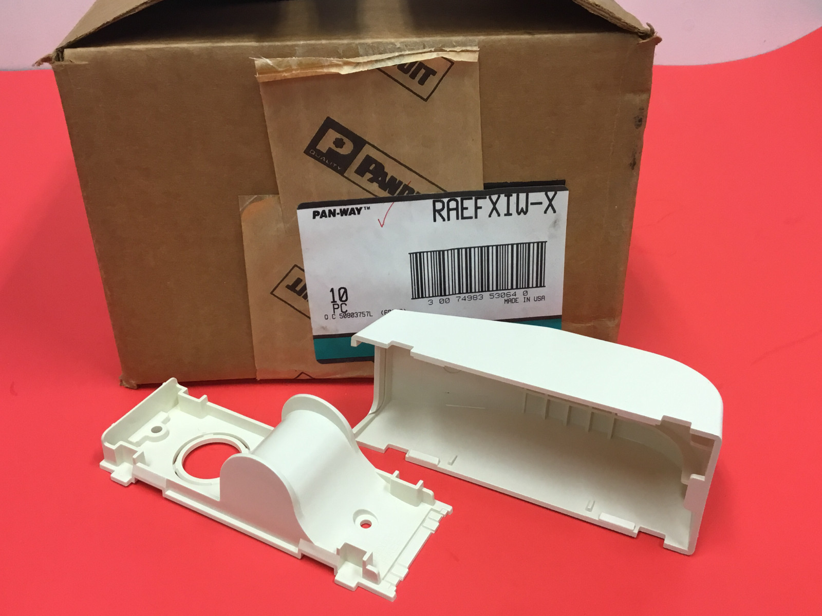 Lot of (10) - Panduit - P/N: RAEFXIW-X - Fitting - NEW
