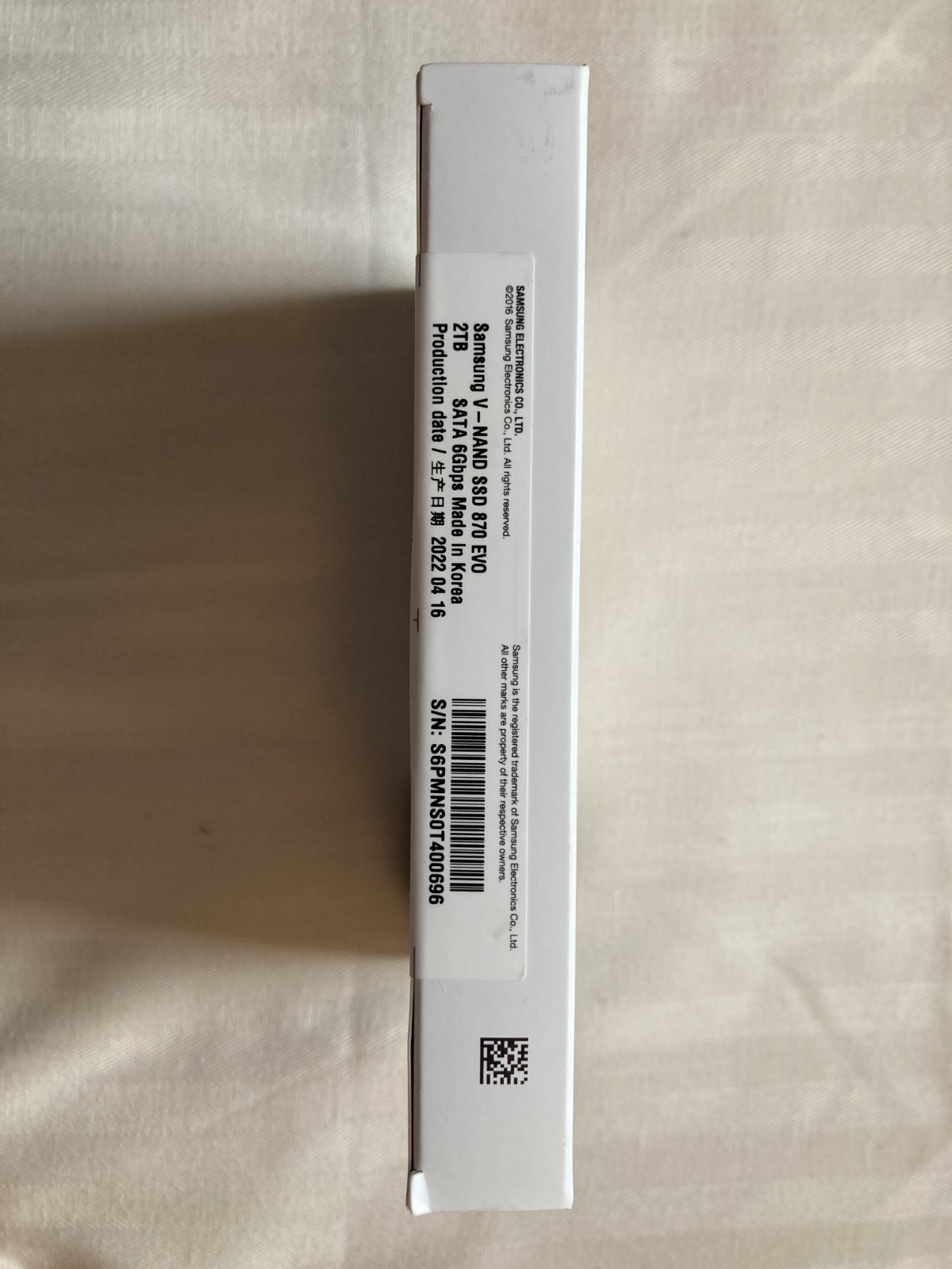 OEM Samsung V - NAND 870 EVO 2TB 2.5" Internal SSD MZ-77E2T0 - New in box sealed