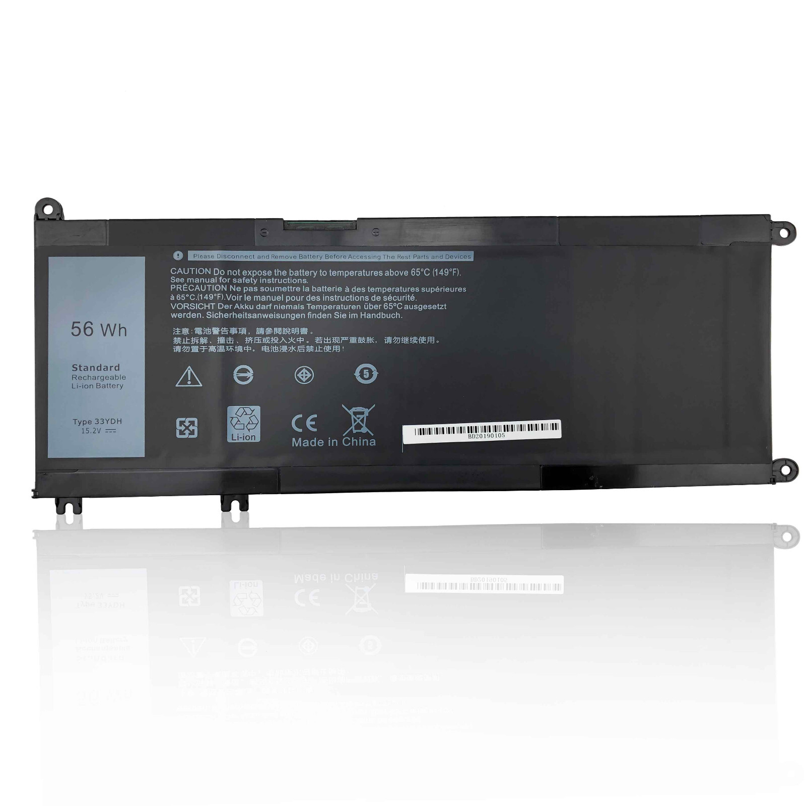 15.2V 56Wh Battery W7NKD PVHT1 for Dell Latitude Vostro 15 Series