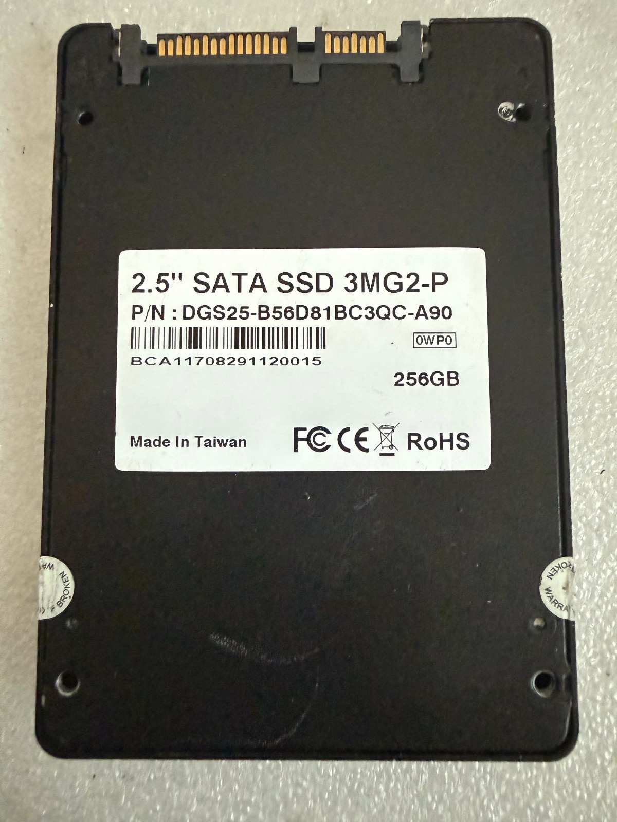 Innodisk 256GB Industrial 2.5" SATA SSD 3MG2-P DGS25-B56D81BC3QC-A90