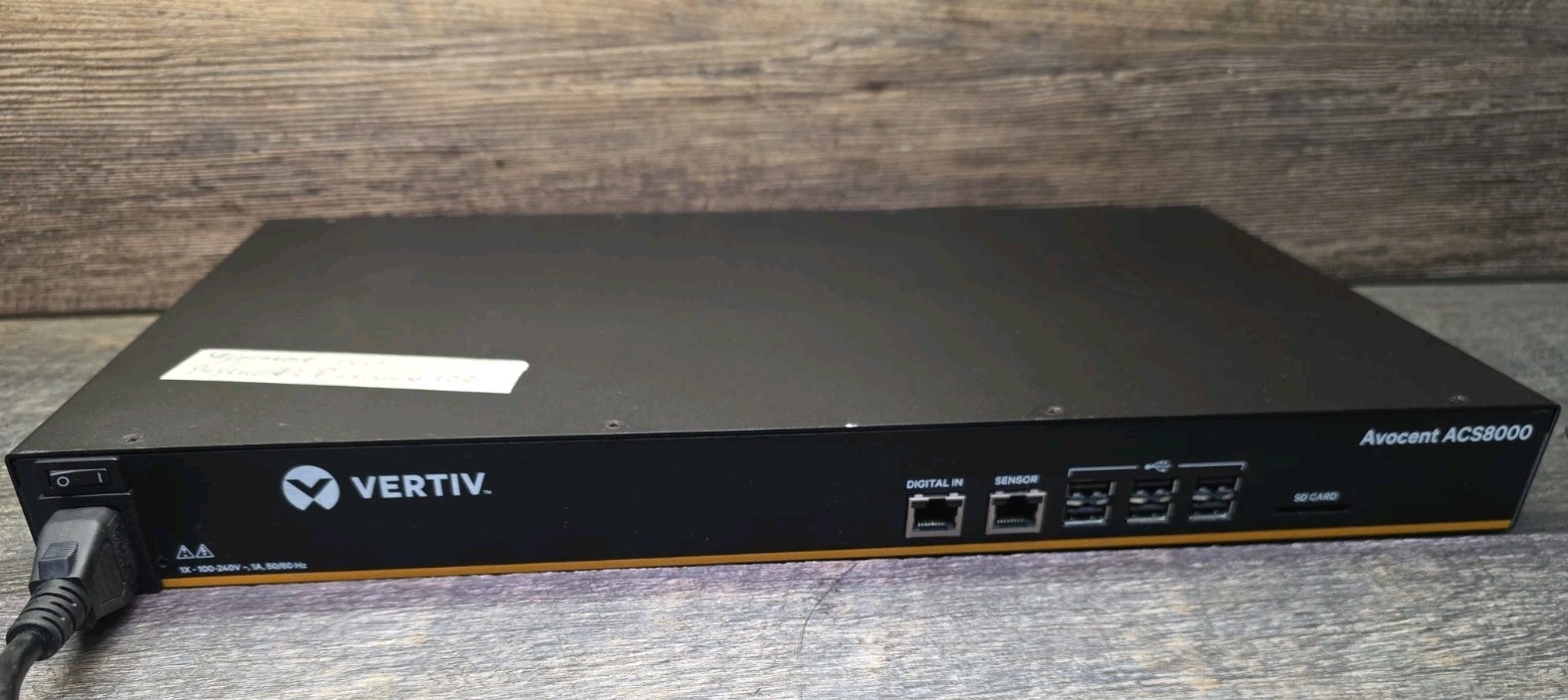 Vertiv Avocent ACS8000 16-Port Serial Advanced Console Server Acs8016sac