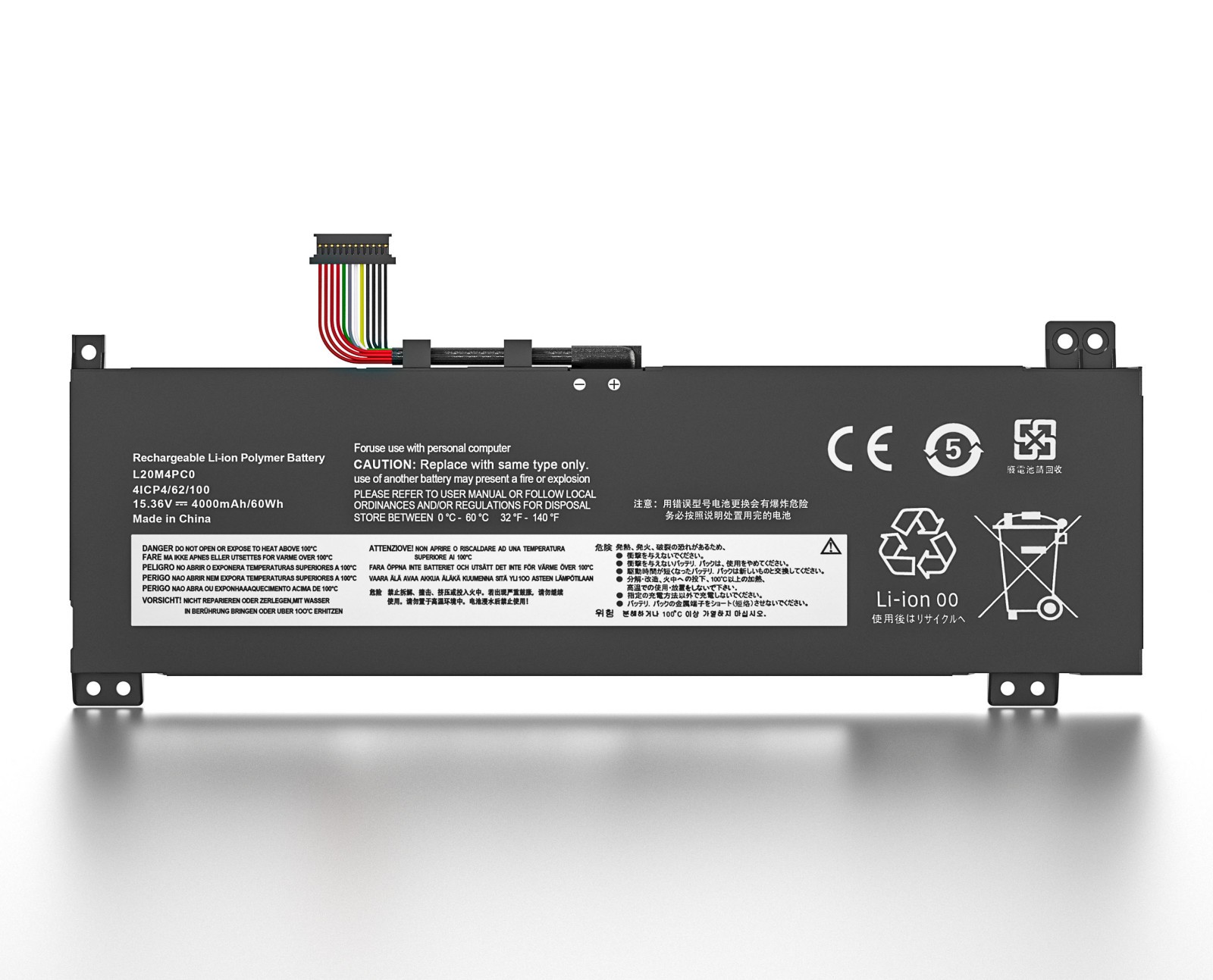 60Wh L20M4PC0 5B11B48816 Battery for Lenovo Legion 5-15ITH6H 5-15ITH6 5-15ACH6H